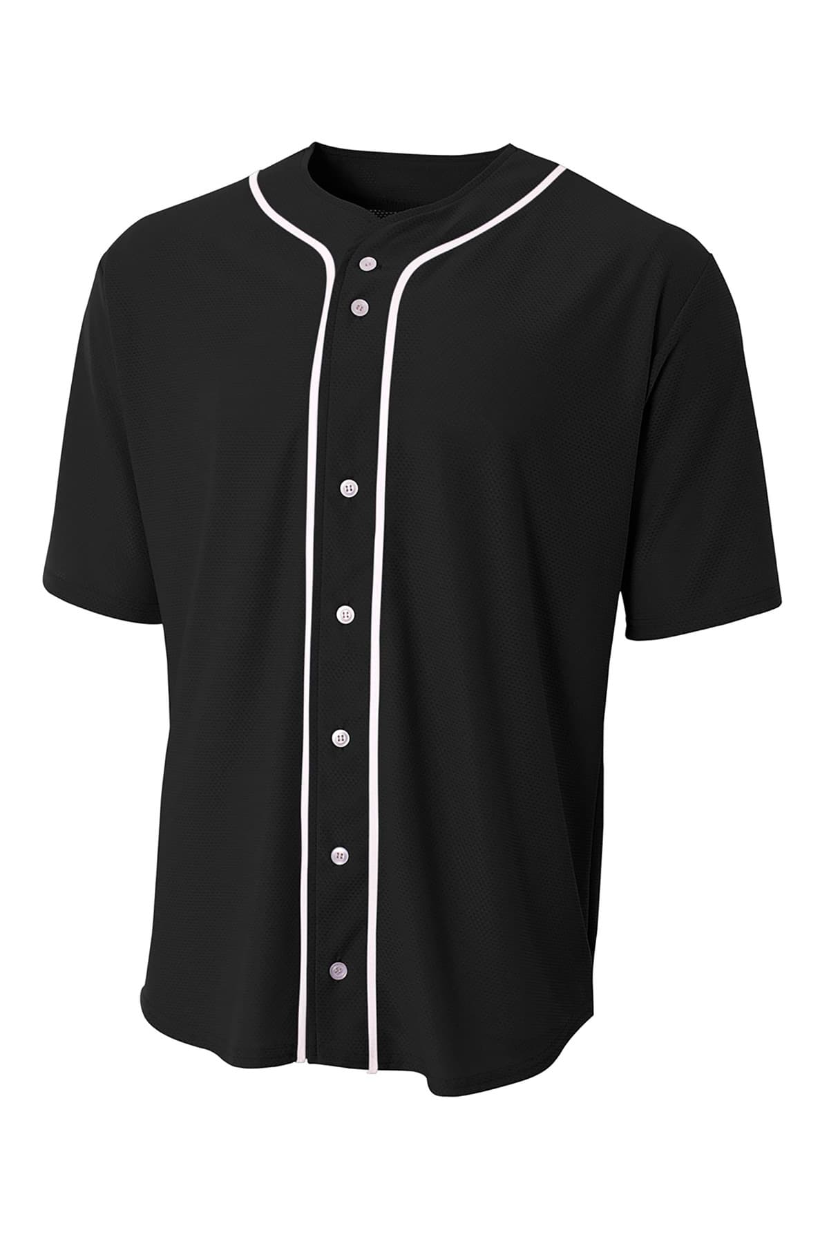 A4 Short Sleeve Full-Button Baseball Top A4N4184 thumbnail 2