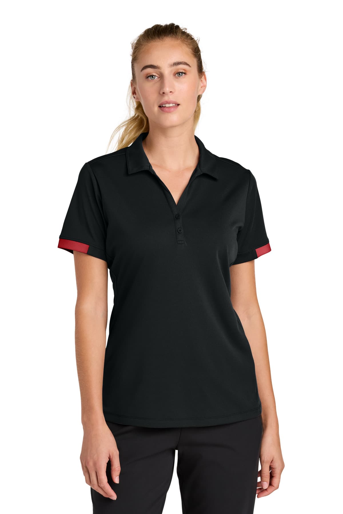 Sport-Tek ® Women's Club Colorblock Polo LST444 thumbnail 2