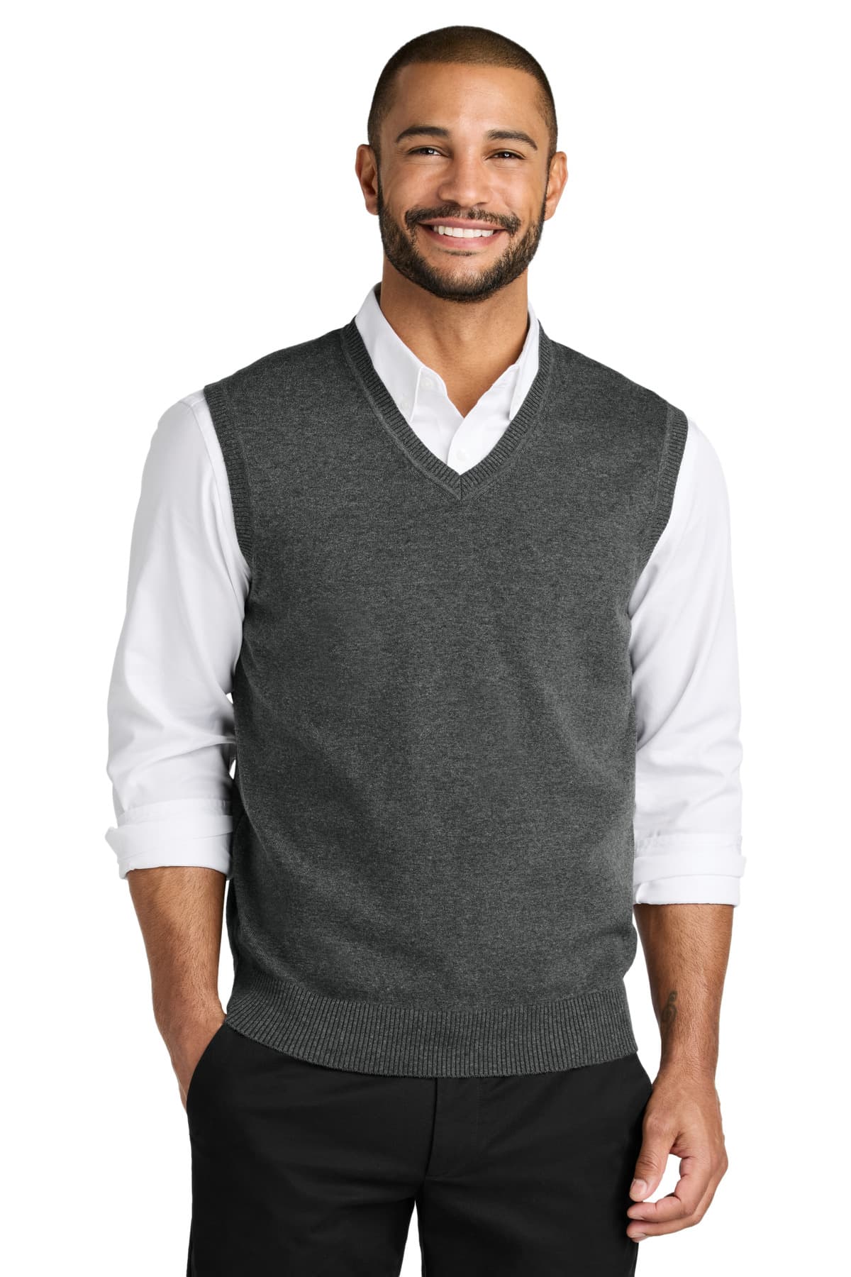 Port Authority ® Easy Care Sweater Vest SW2860 thumbnail 2