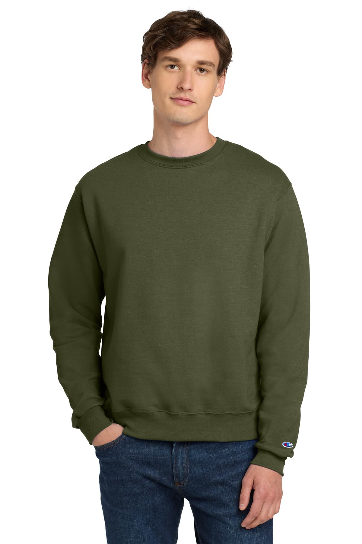 Champion ® Powerblend ® Crewneck Sweatshirt. S6000 thumbnail 7