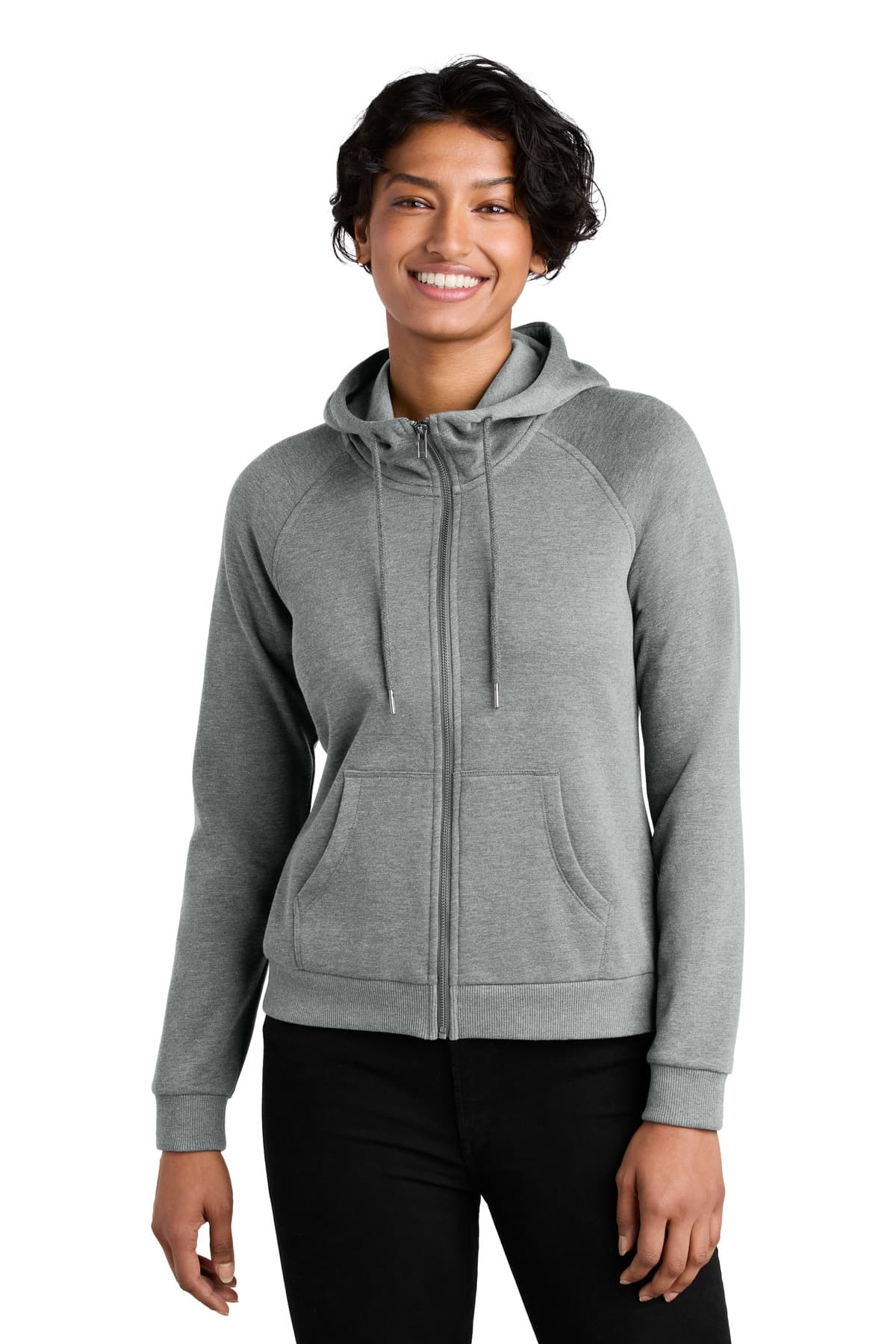 Allmade ® Women's Organic CVC Fleece Full-Zip Hoodie AL5003 thumbnail 2
