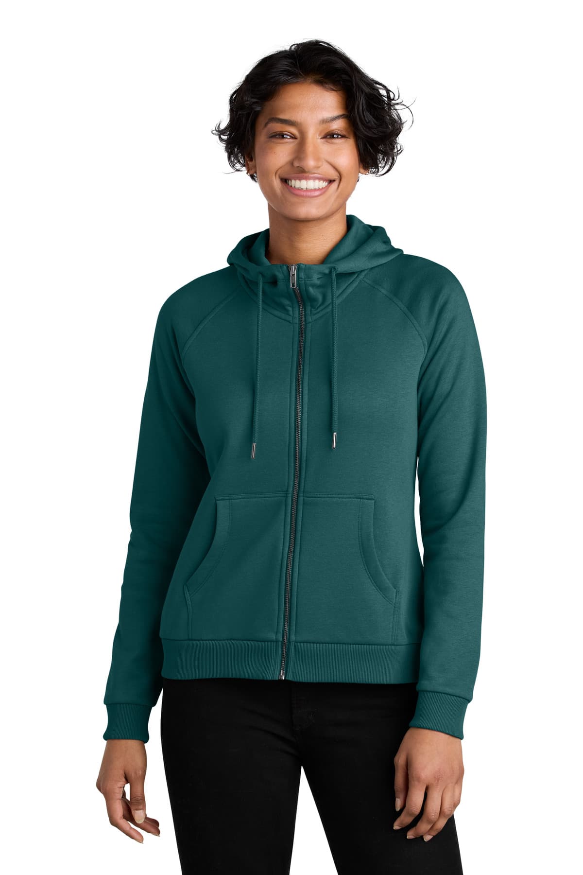 Allmade ® Women's Organic CVC Fleece Full-Zip Hoodie AL5003 thumbnail 5