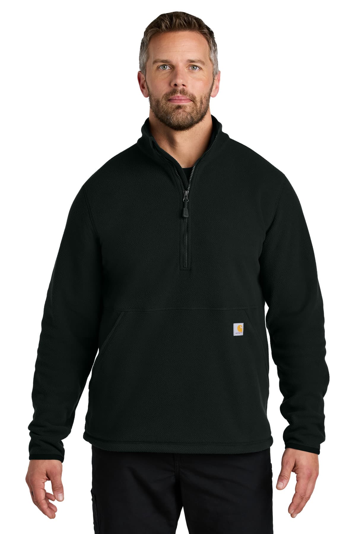 Carhartt ® Textured 1/2-Zip Fleece Jacket CT106417 thumbnail 2