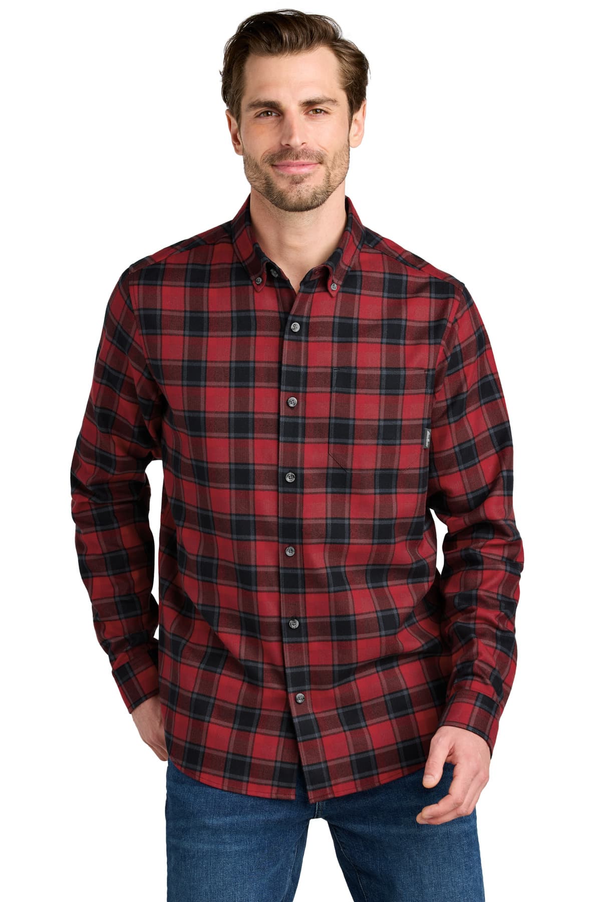 Eddie Bauer ® Long Sleeve Favorite Flannel Plaid Shirt EB610 thumbnail 4