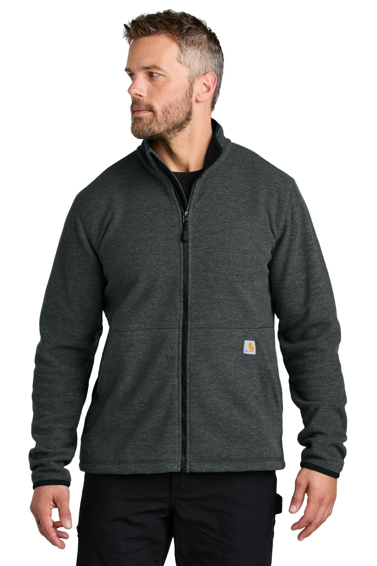 Carhartt ® Textured Full-Zip Fleece Jacket CT106416 thumbnail 3