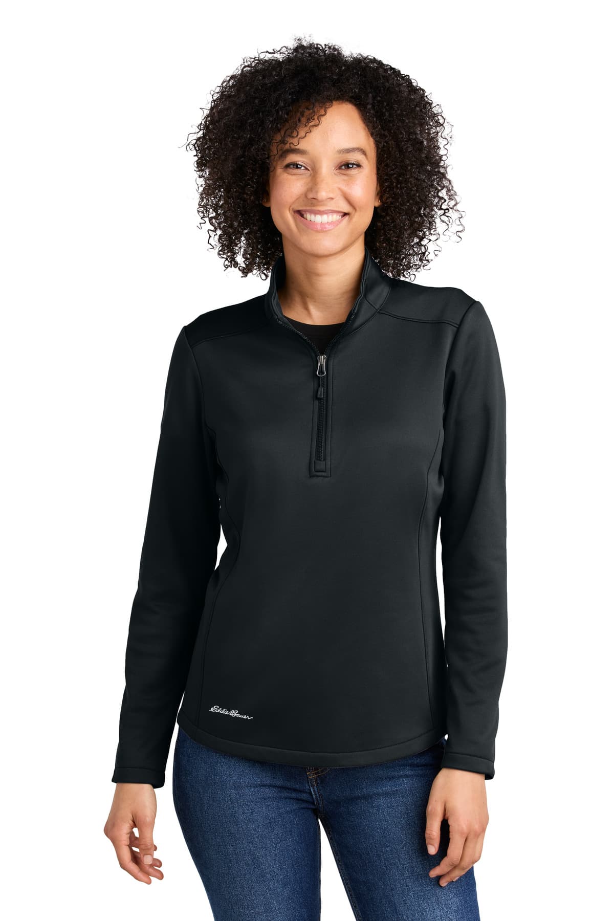 Eddie Bauer ® Women's Smooth Mid Layer Fleece 1/2-Zip EB2370 thumbnail 2