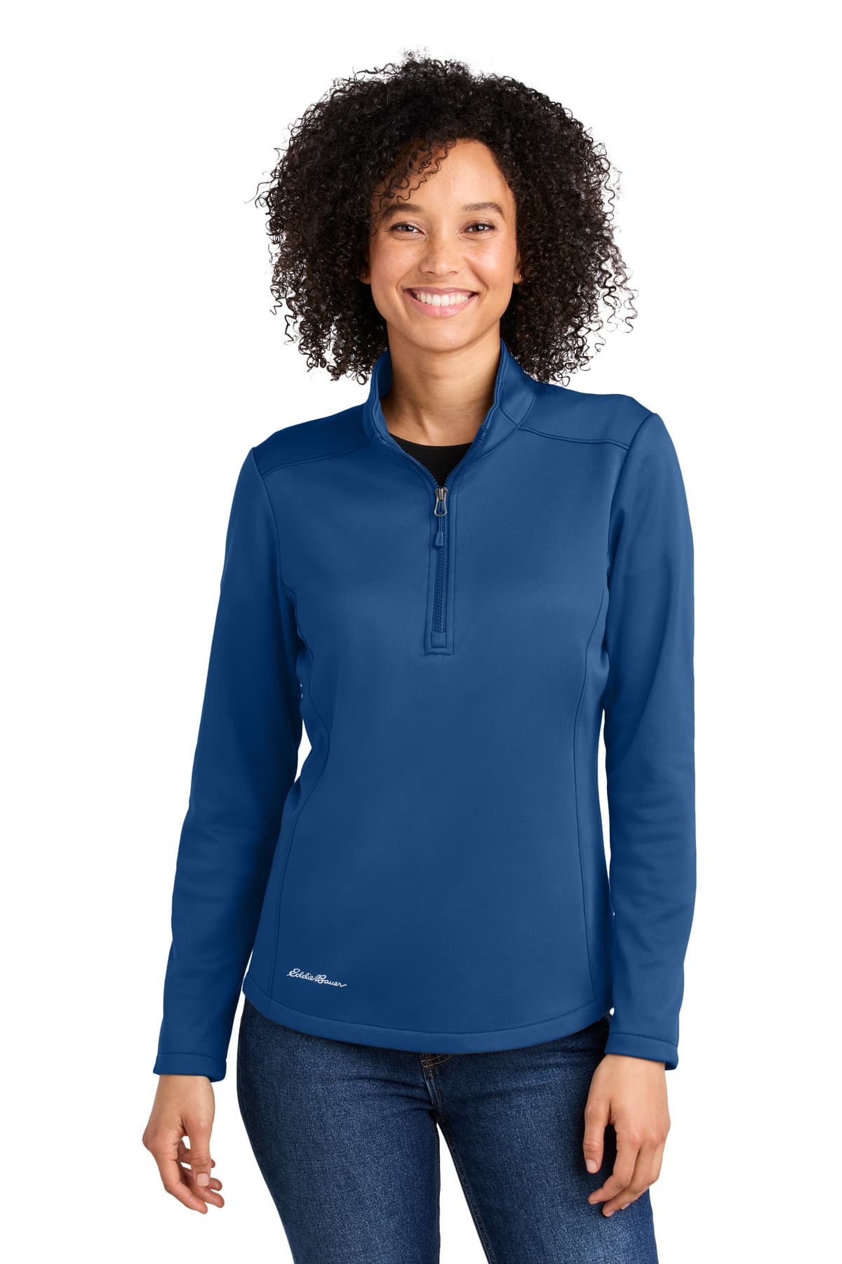 Eddie Bauer ® Women's Smooth Mid Layer Fleece 1/2-Zip EB2370 thumbnail 3