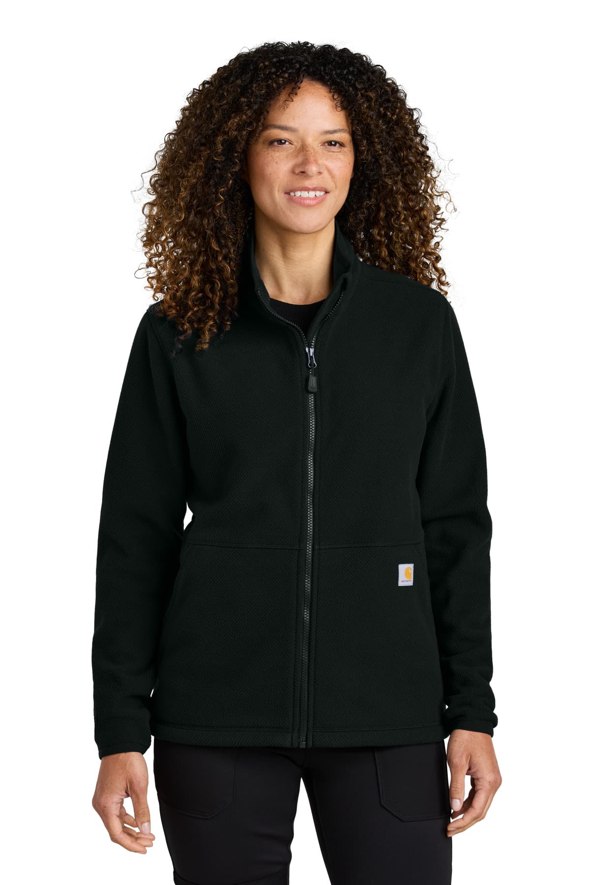 Carhartt ® Women's Textured Full-Zip Fleece Jacket CT106419 thumbnail 2