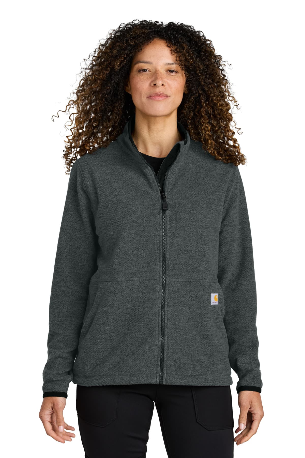 Carhartt ® Women's Textured Full-Zip Fleece Jacket CT106419 thumbnail 3