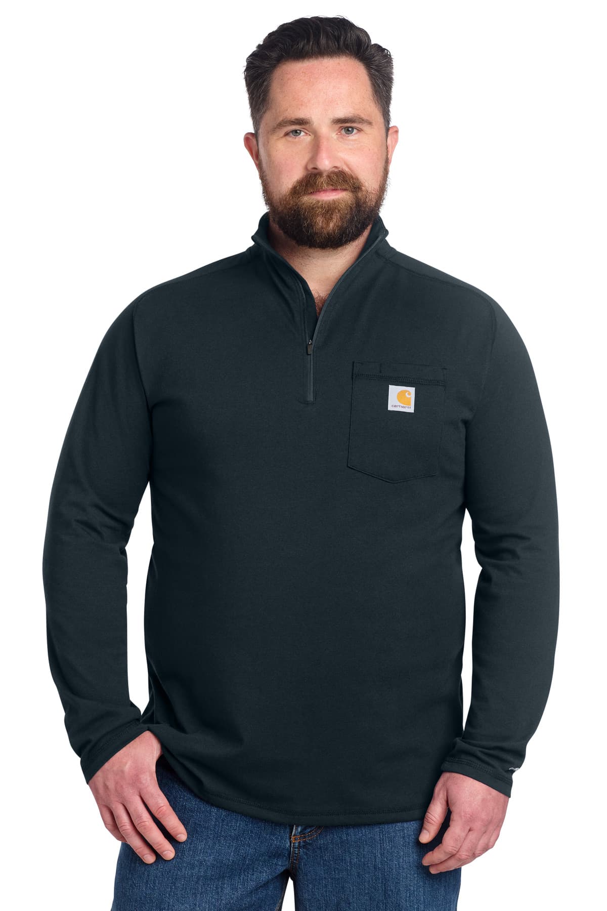 Carhartt Force ® 1/4-Zip Long Sleeve T-Shirt CT106660 thumbnail 5