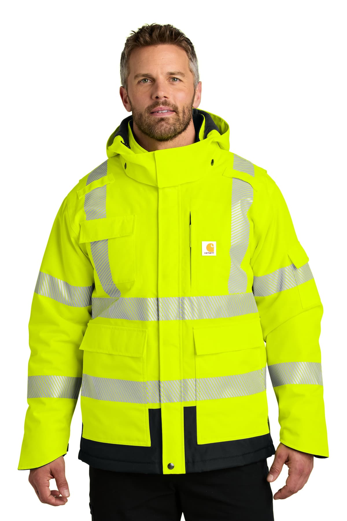 Carhartt ® ANSI 107 Class 3 Waterproof Heavyweight Insulated Jacket CT106694 thumbnail 2