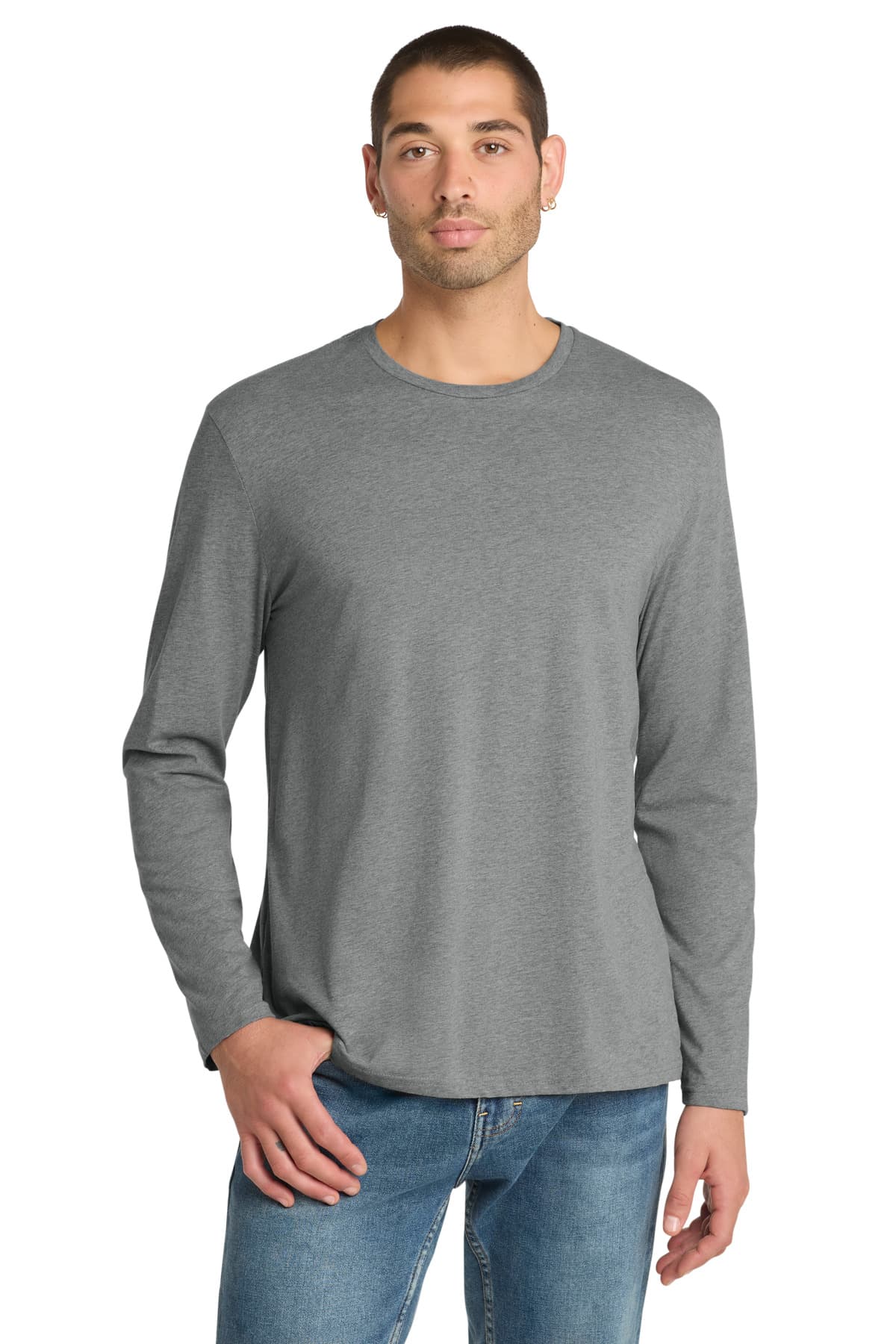 District ® Perfect Weight ® Long Sleeve Tee. DT105 thumbnail 4