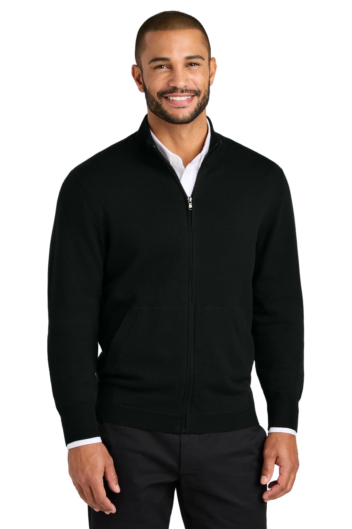 Port Authority ® Easy Care Full-Zip Sweater SW2901 thumbnail 3