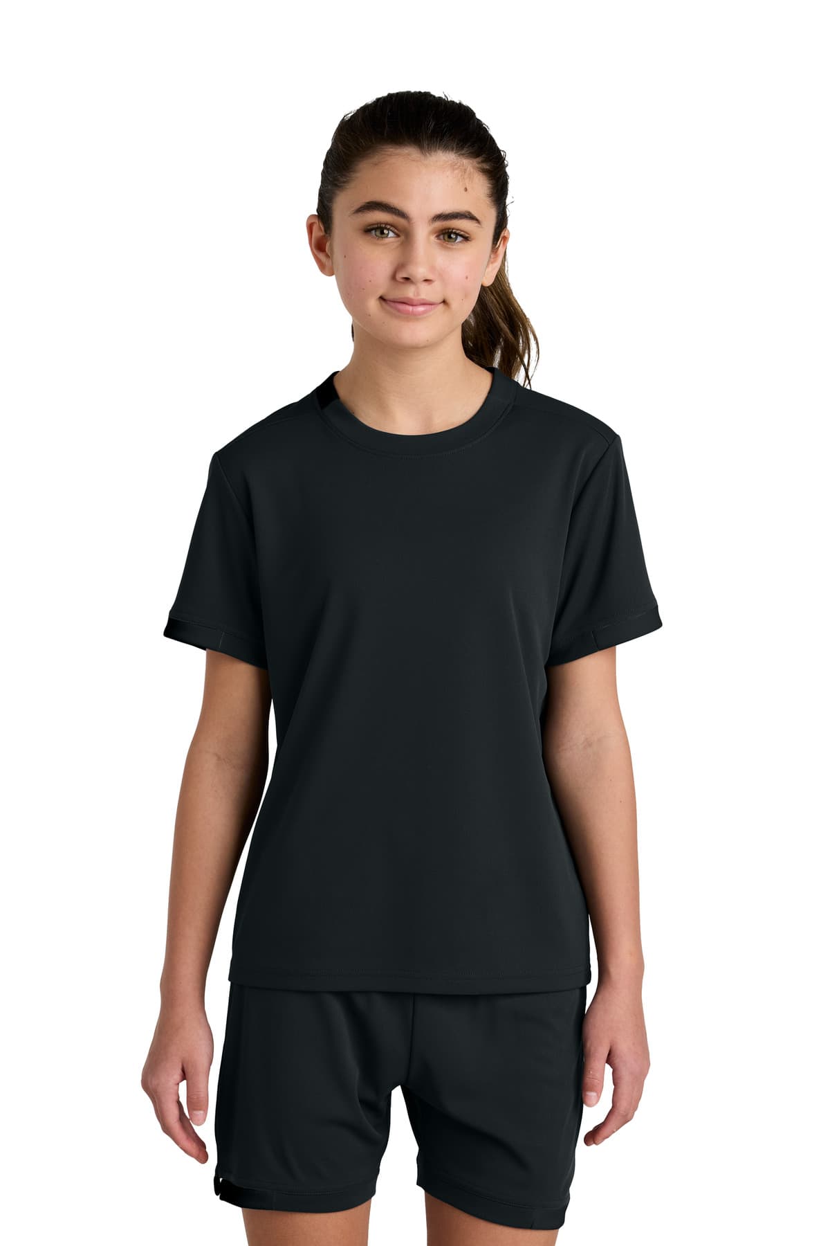 Sport-Tek ® Youth Club Short Sleeve Crew YST440 thumbnail 2