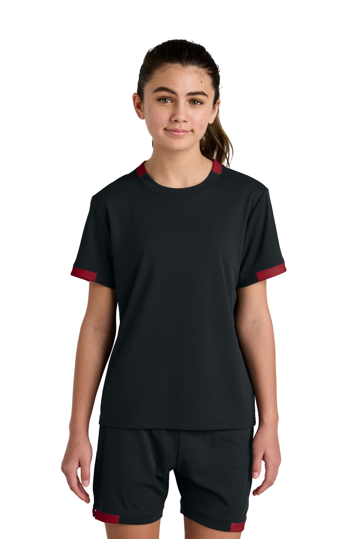 Sport-Tek ® Youth Club Short Sleeve Crew YST440 thumbnail 3
