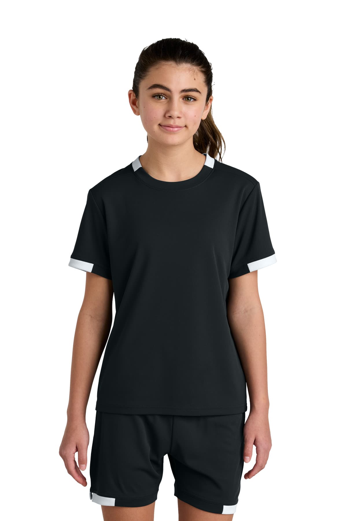Sport-Tek ® Youth Club Short Sleeve Crew YST440 thumbnail 4