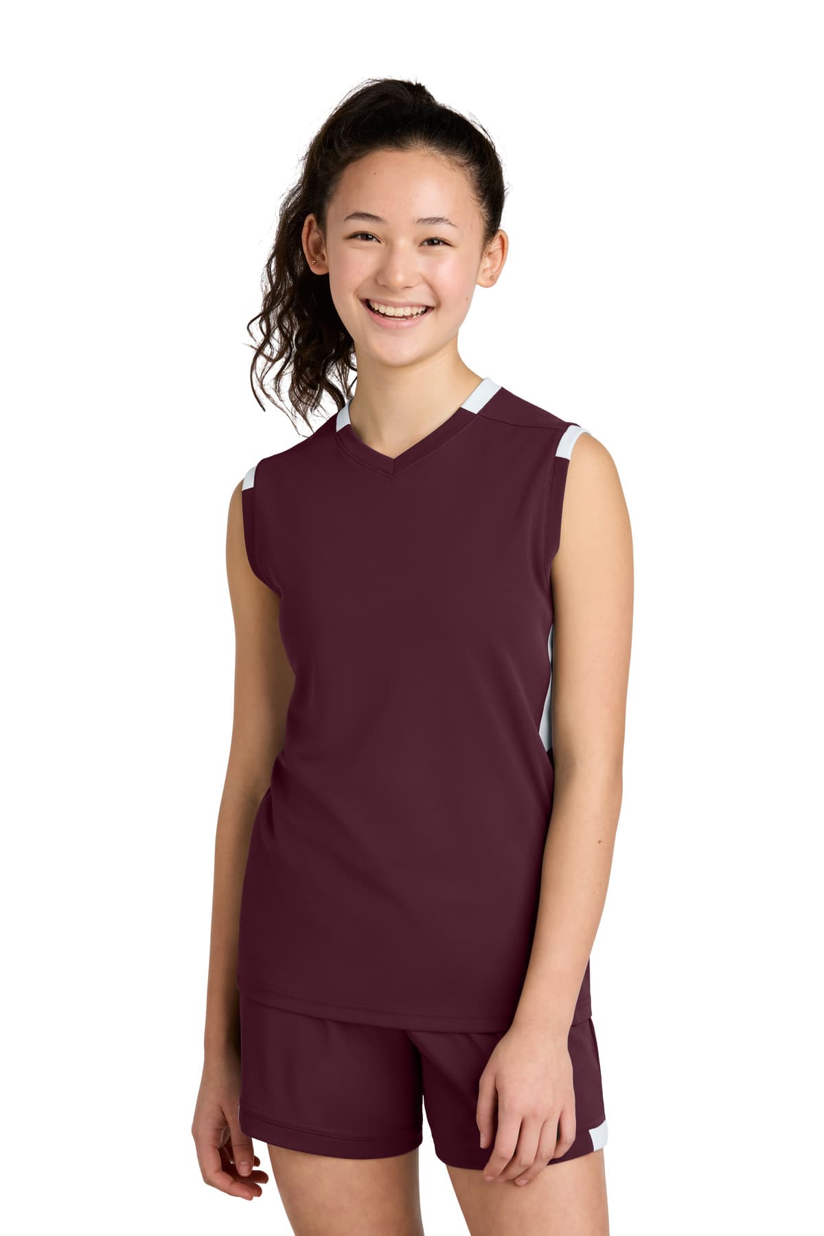 Sport-Tek ® Youth Club Sleeveless V-Neck YST441 thumbnail 5