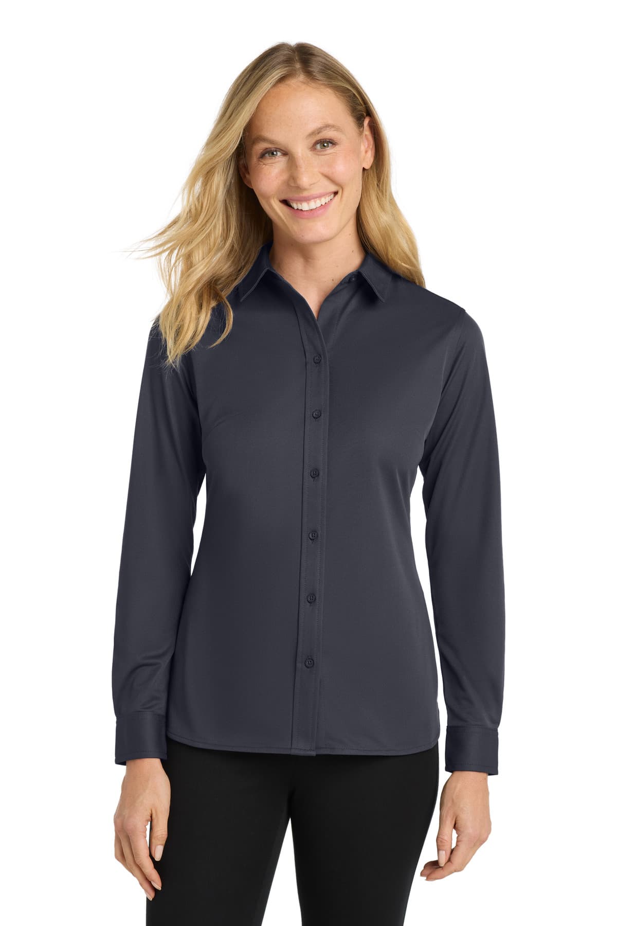 Port Authority ® Women's Dimension Knit Dress Shirt. L570 thumbnail 2