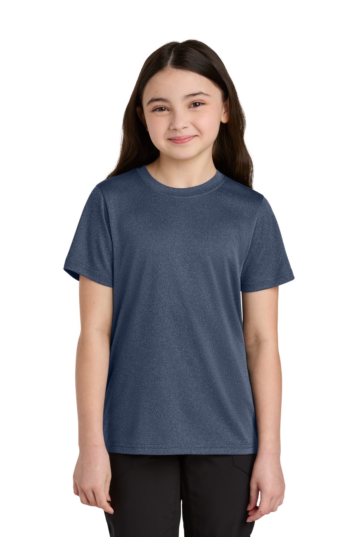 Port & Co  Youth Heather Performance Tee PC390Y thumbnail 3