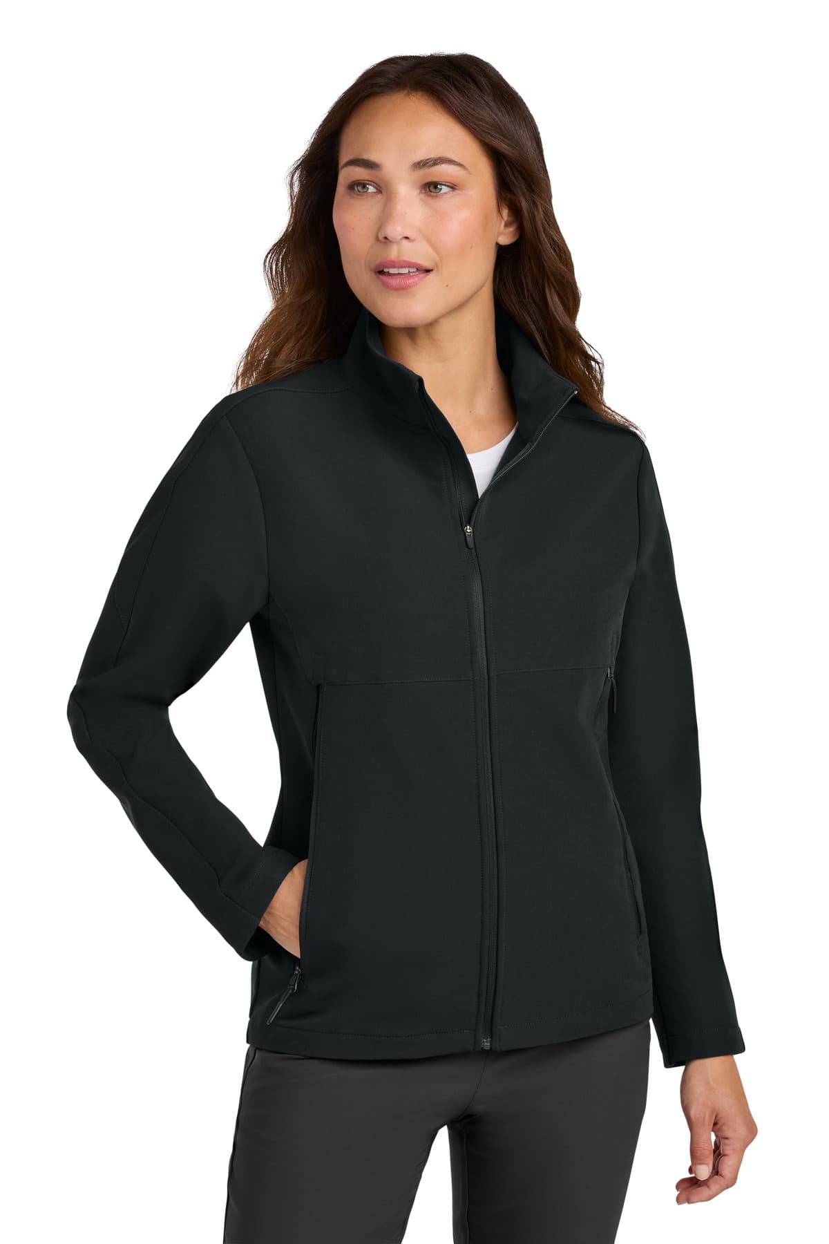 Nike Women's Full-Zip Soft Shell Jacket NKHM7937 thumbnail 2