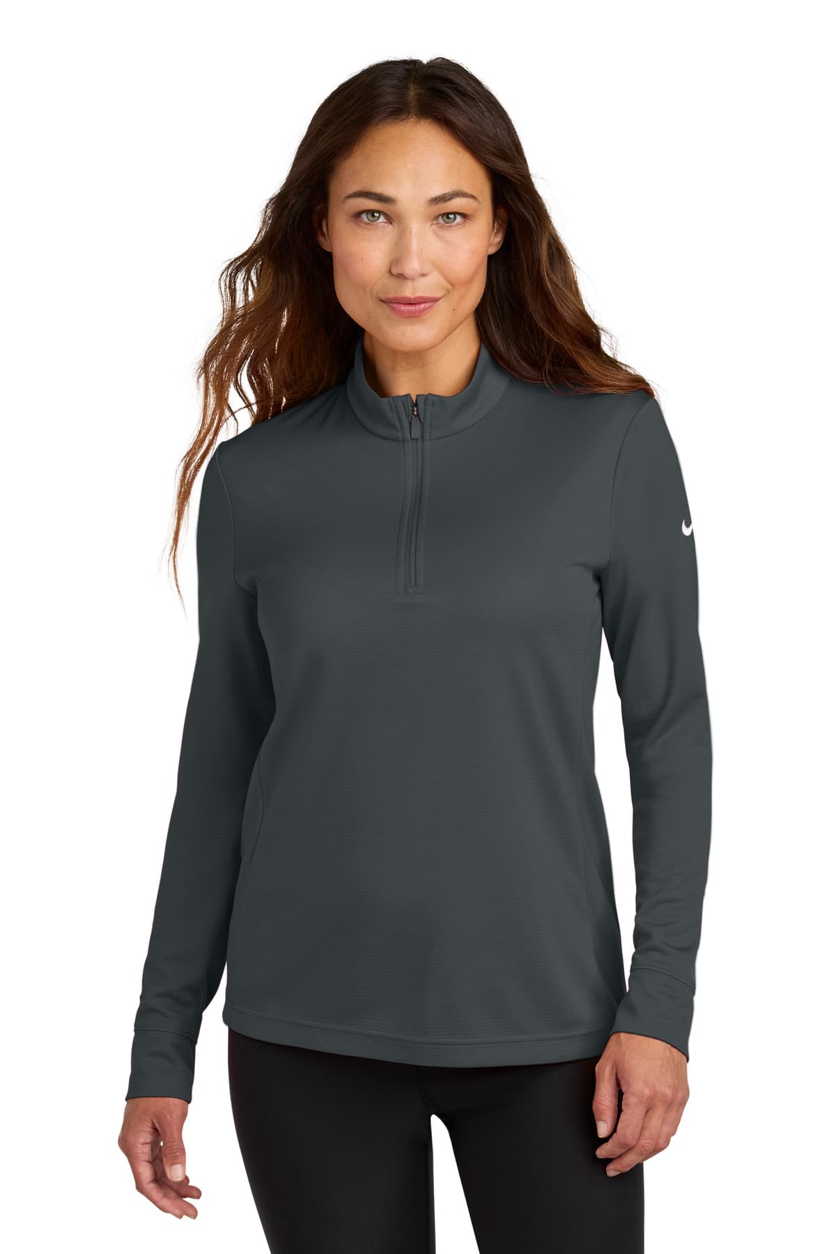 Nike Women's Essential 1/2-Zip Cover-Up NKHM7969 thumbnail 2