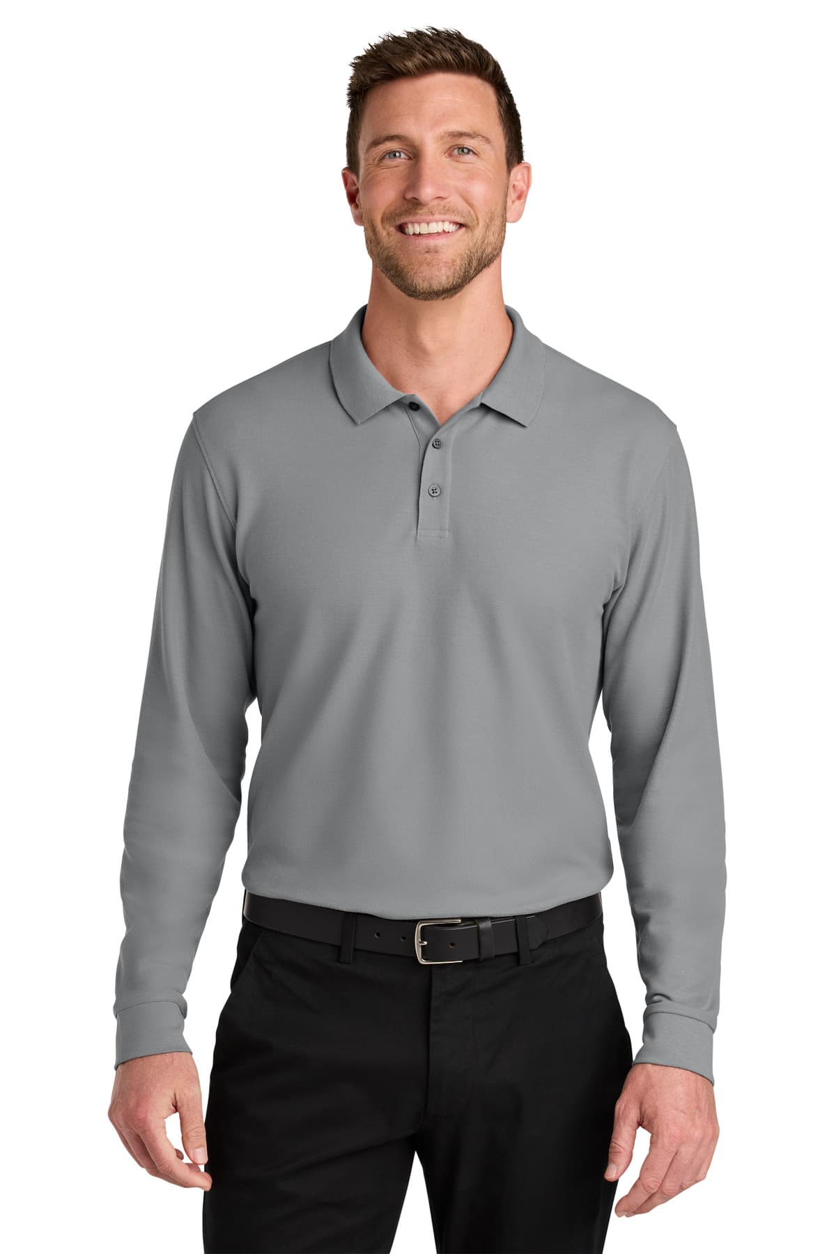 Port Authority ® Wearever Signature Pique Long Sleeve Polo K200LS thumbnail 5