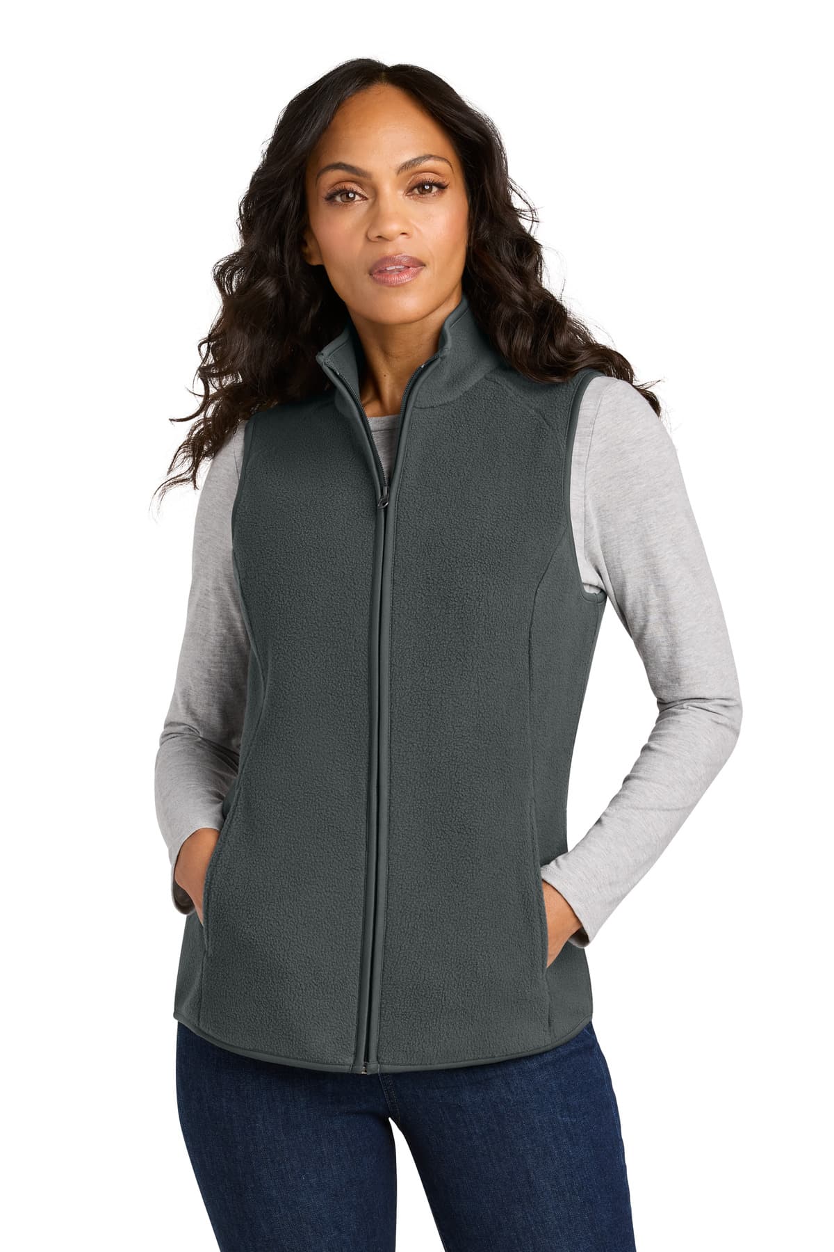 Port Authority ® Women's C-FREE ® Fleece Vest L702 thumbnail 3