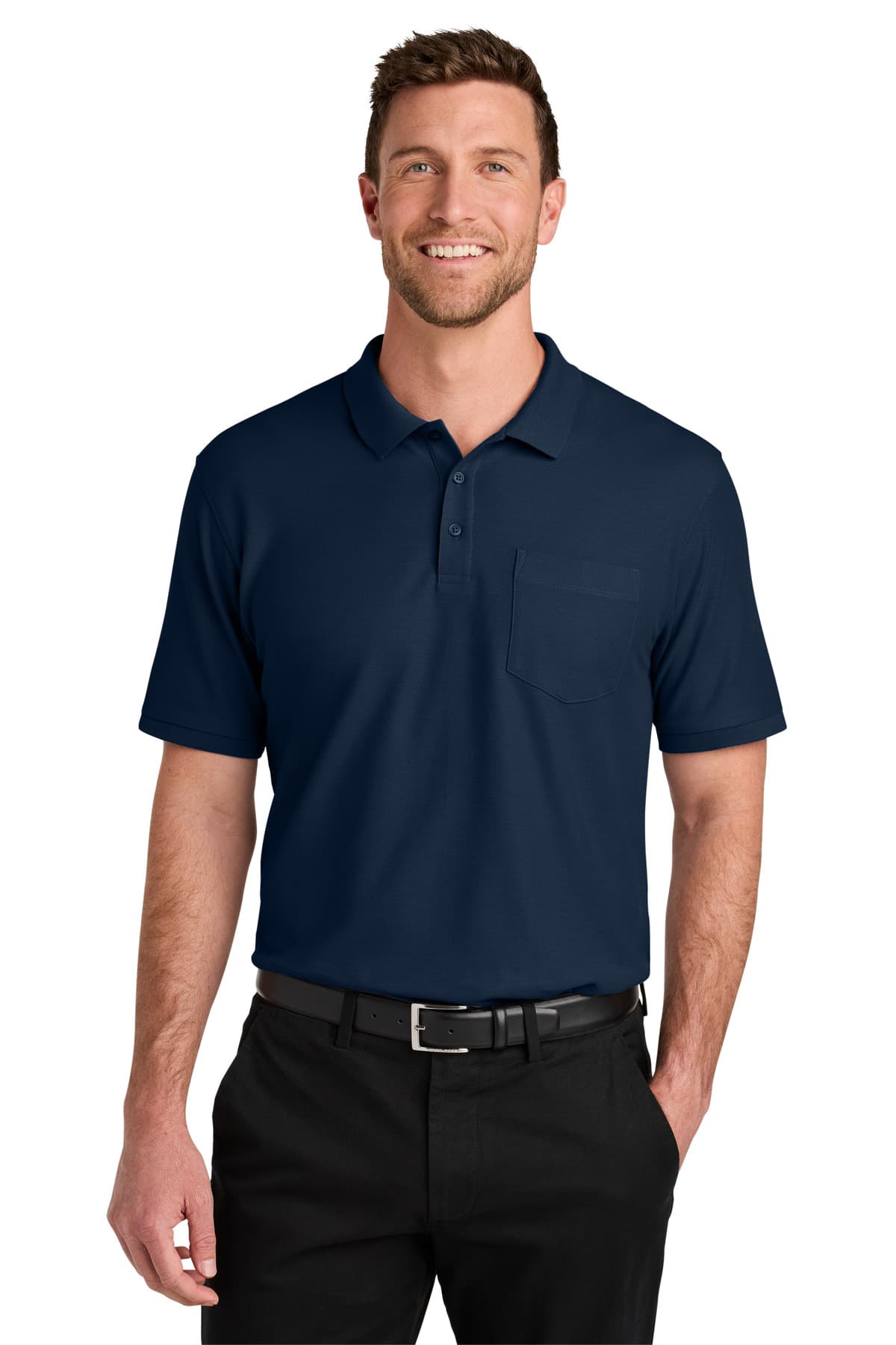 Port Authority ® Tall Wearever Signature Pique Pocket Polo TLK200P thumbnail 4