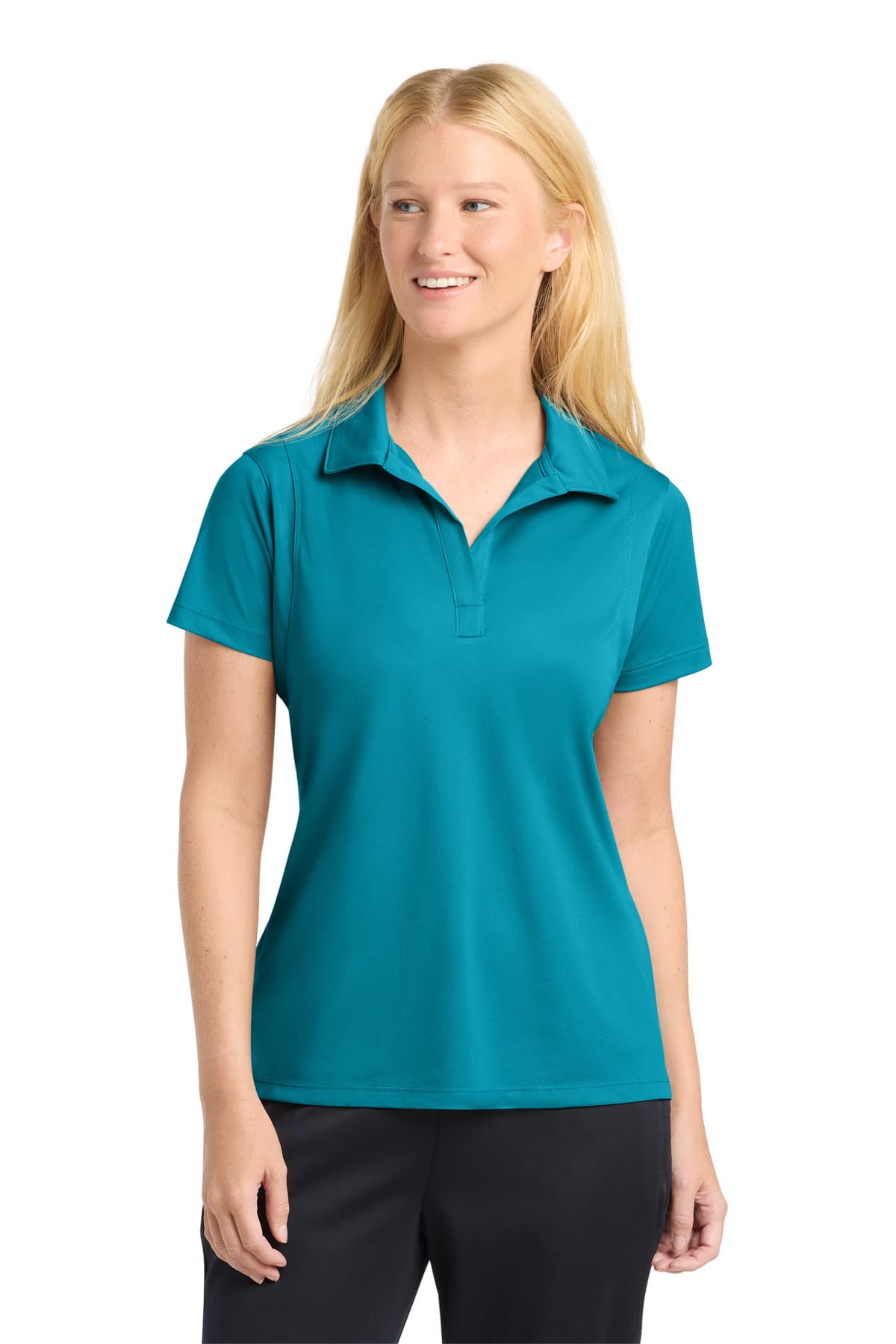 Sport-Tek ® Women's Micropique Sport-Wick ® Polo. LST650 thumbnail 4