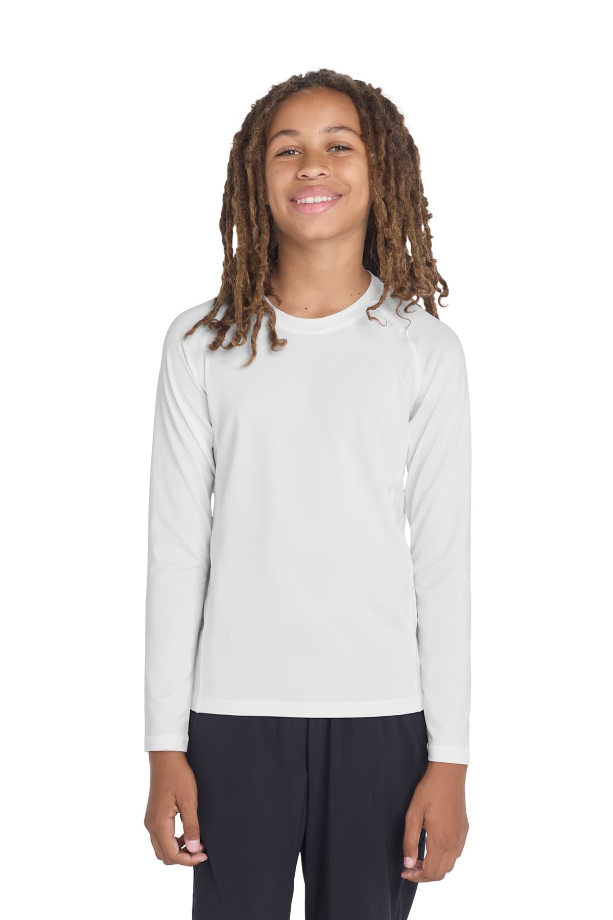 Sport-Tek ® Youth Long Sleeve Rashguard Tee. YST470LS thumbnail 5