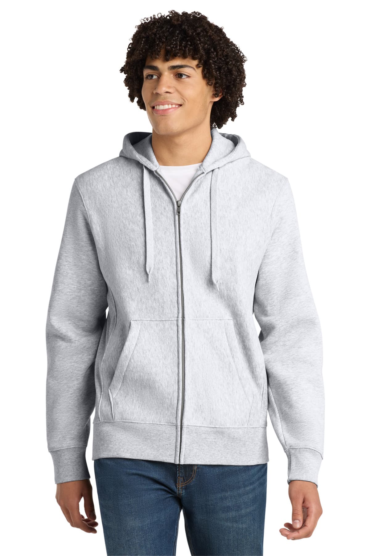 Sport-Tek ® Super Heavyweight Full-Zip Hooded Sweatshirt. F282 thumbnail 2