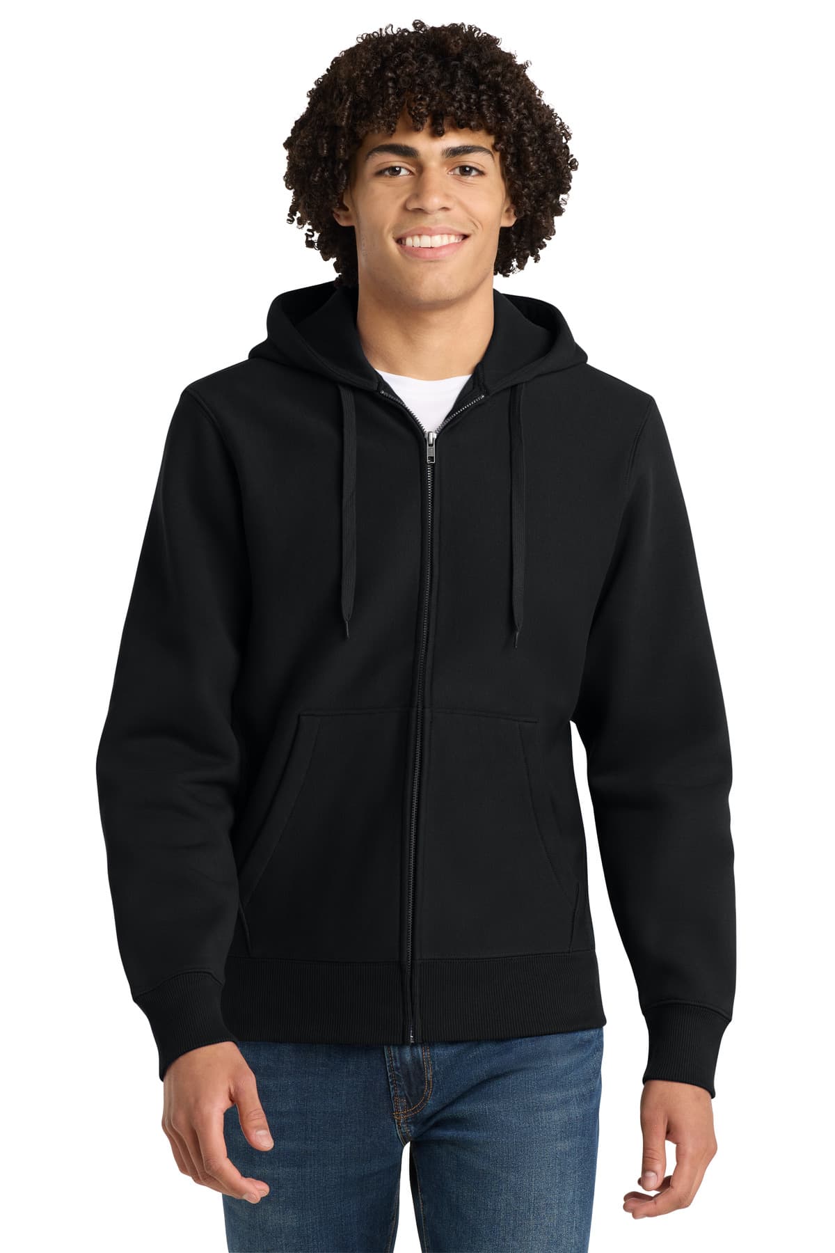 Sport-Tek ® Super Heavyweight Full-Zip Hooded Sweatshirt. F282 thumbnail 3