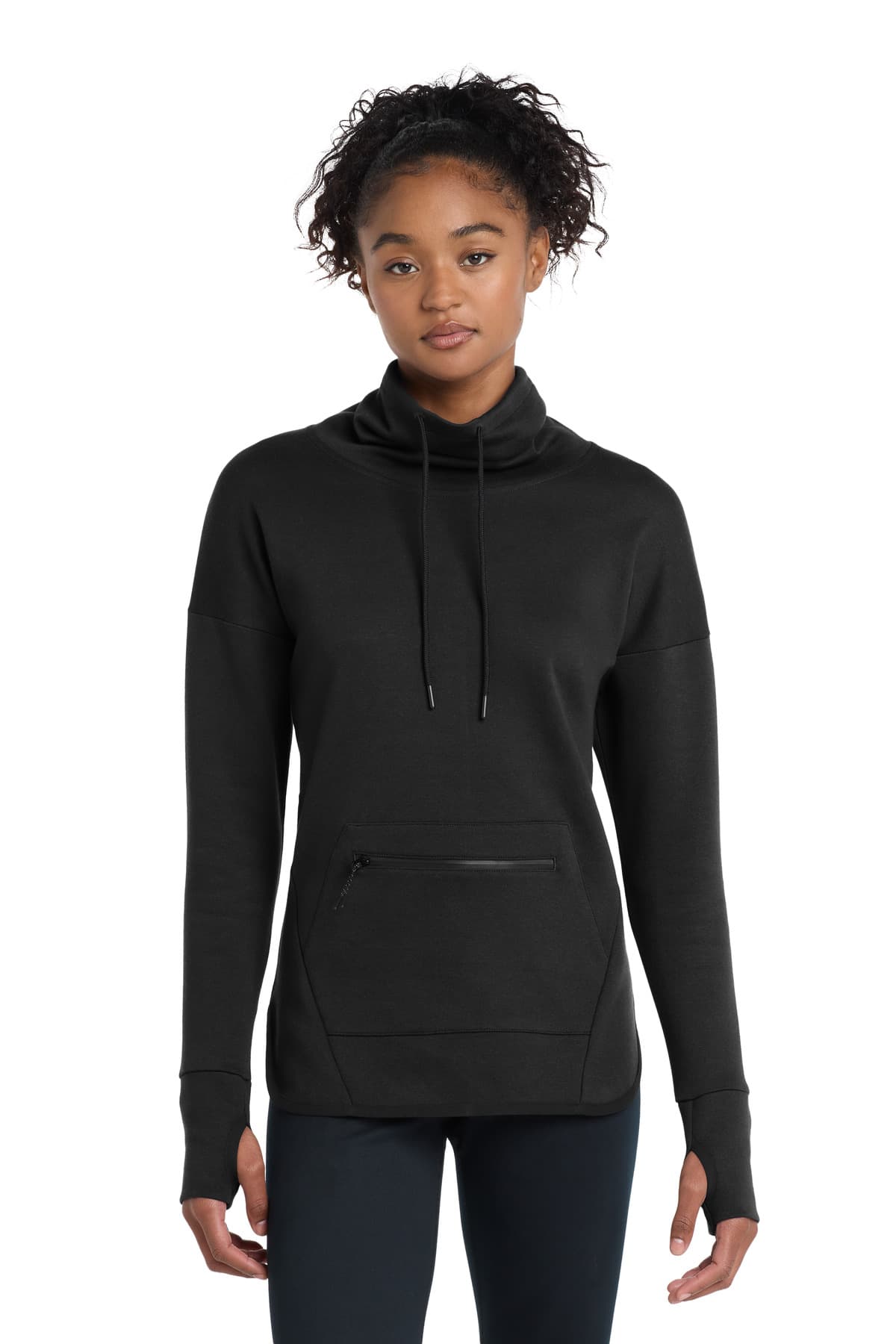 Sport-Tek ® Women's Triumph Cowl Neck Pullover LST280 thumbnail 3