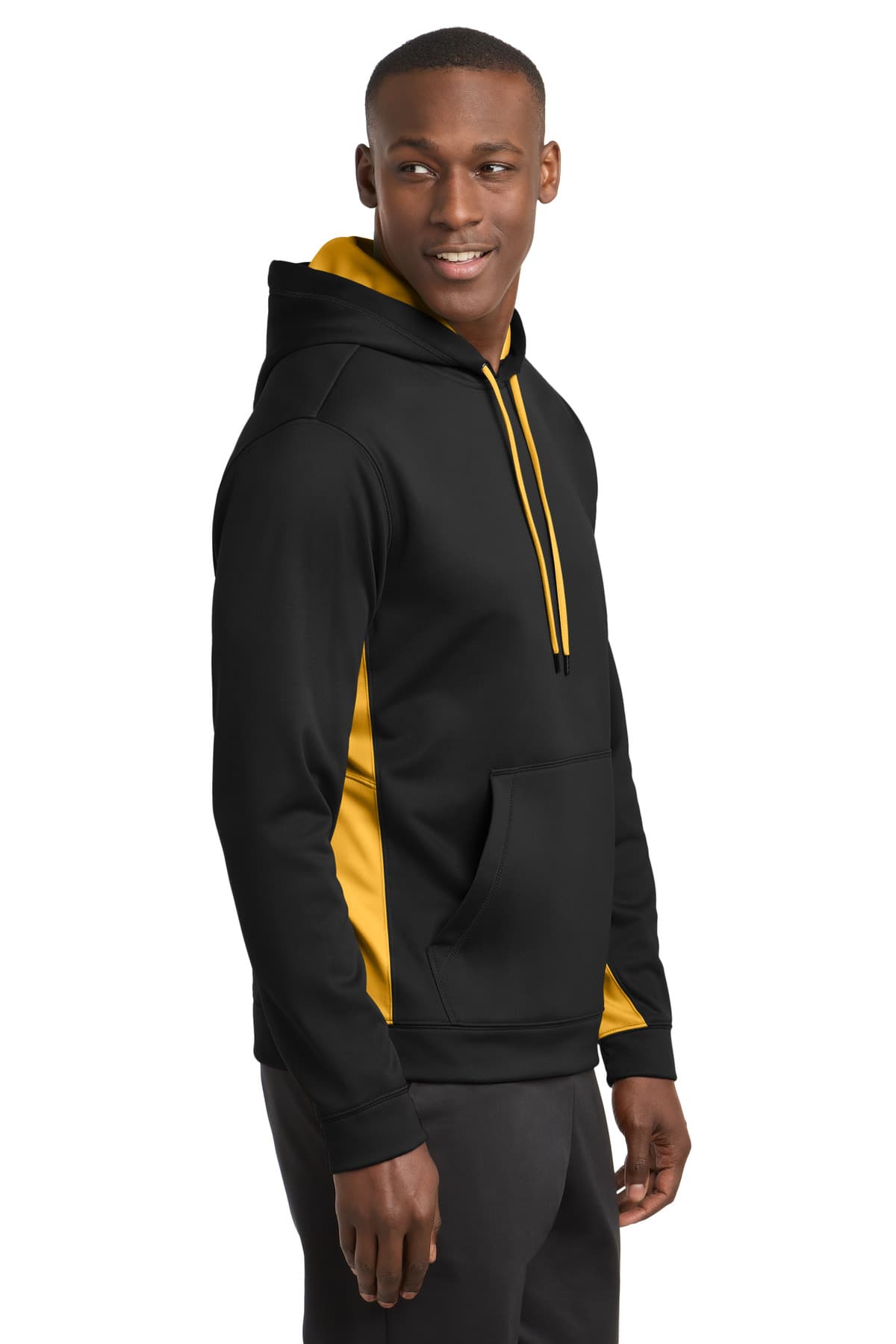 Sport-Tek ® Sport-Wick ® Fleece Colorblock Hooded Pullover. ST235 thumbnail 6