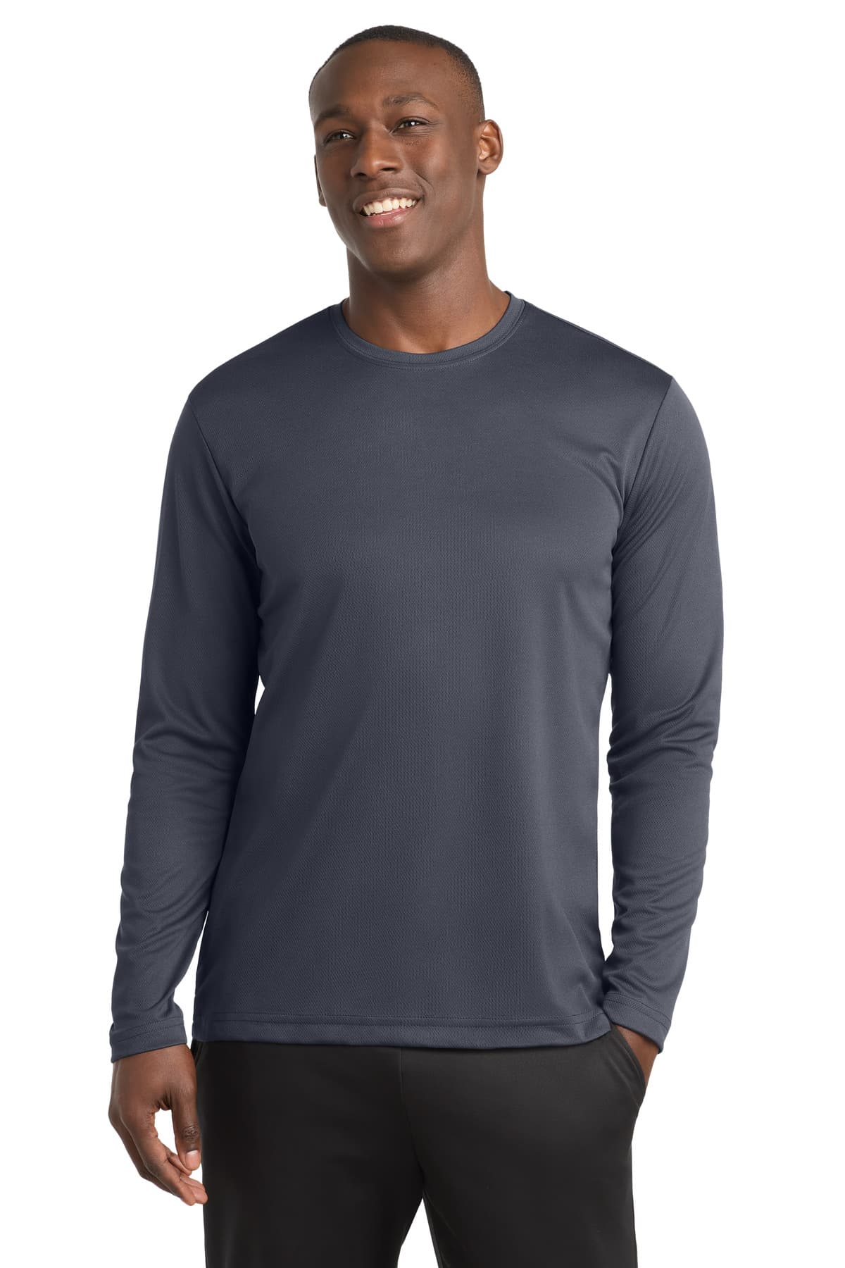 Sport-Tek ® PosiCharge ® RacerMesh ® Long Sleeve Tee. ST340LS thumbnail 3
