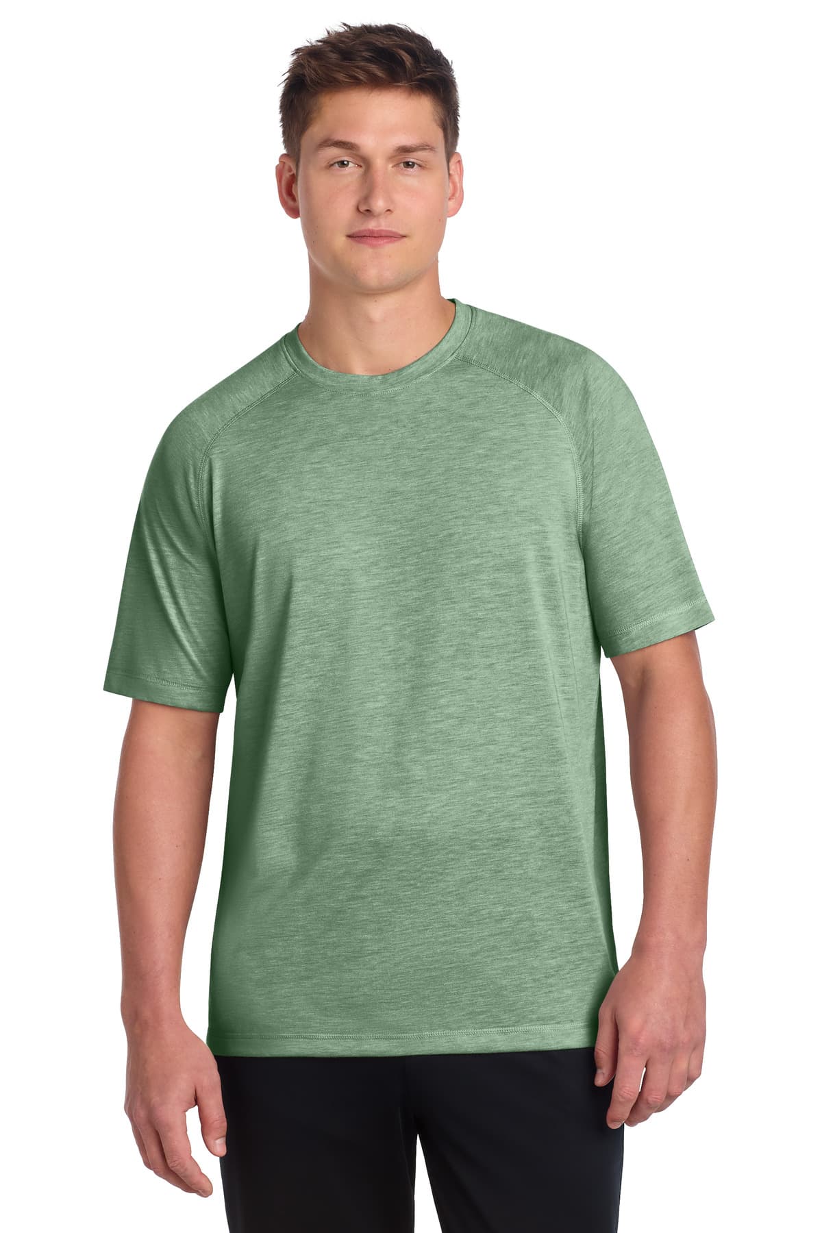 Sport-Tek ® PosiCharge ® Tri-Blend Wicking Raglan Tee. ST400 thumbnail 4