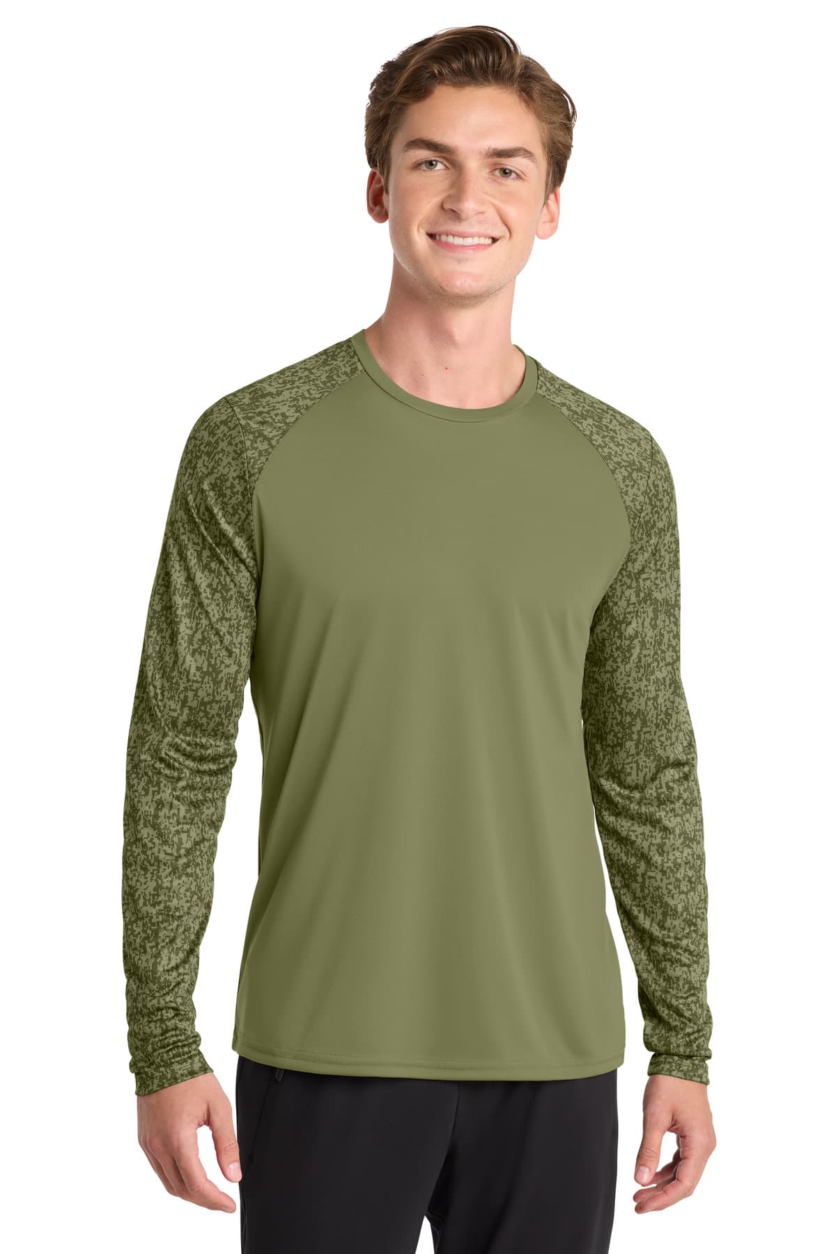 Sport-Tek ® Long Sleeve Digi Camo Tee. ST460LS thumbnail 4