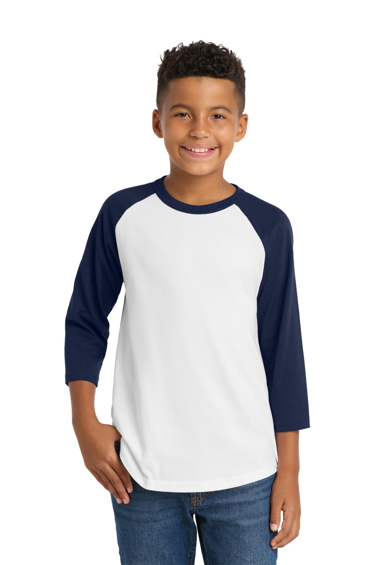 Sport-Tek ® Youth Colorblock Raglan Jersey. YT200 thumbnail 5