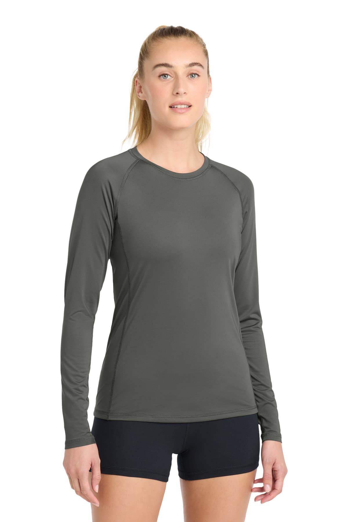 Sport-Tek ® Women's Long Sleeve Rashguard Tee. LST470LS thumbnail 3