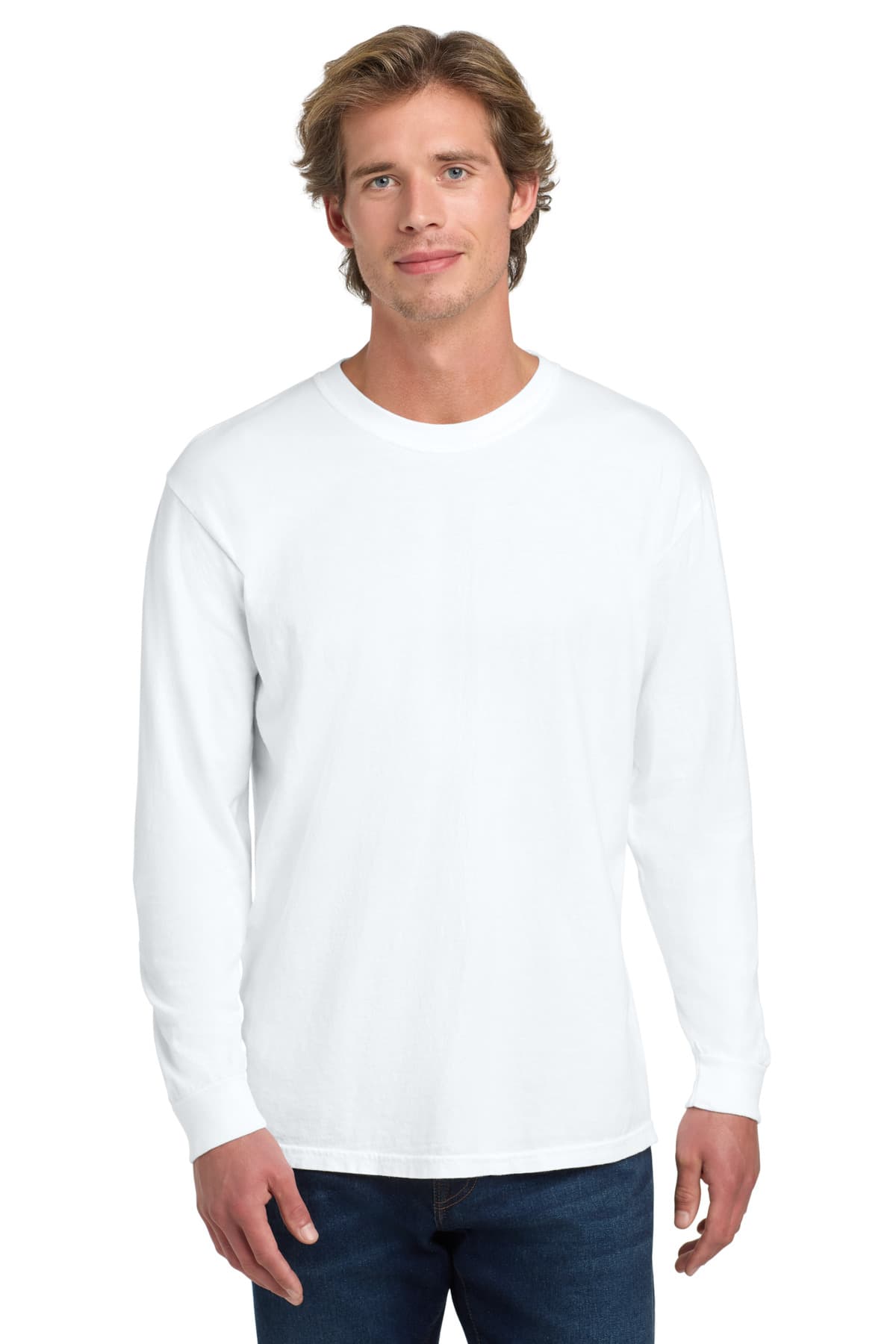 COMFORT COLORS ® Heavyweight Ring Spun Long Sleeve Tee. 6014 thumbnail 2