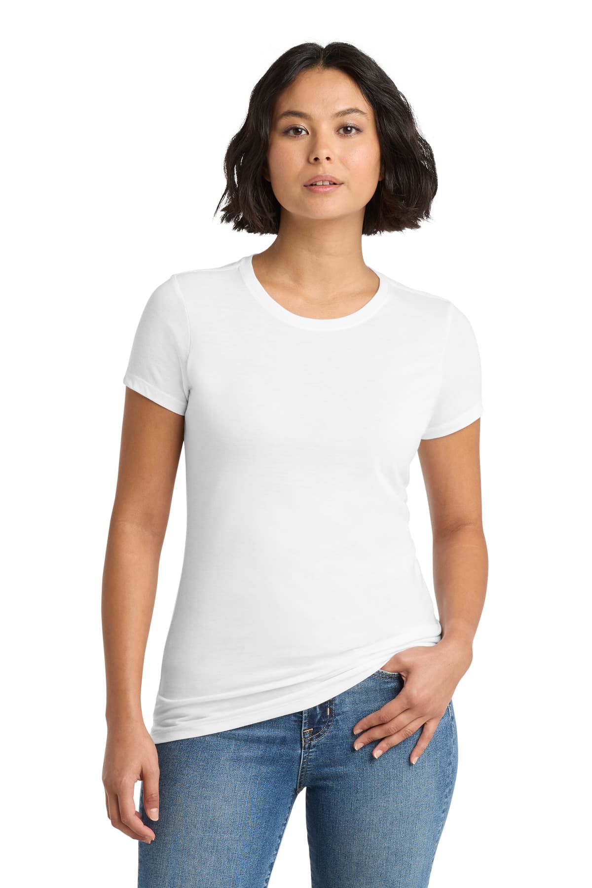 District ® Women's Perfect Tri ® Tee. DM130L thumbnail 2
