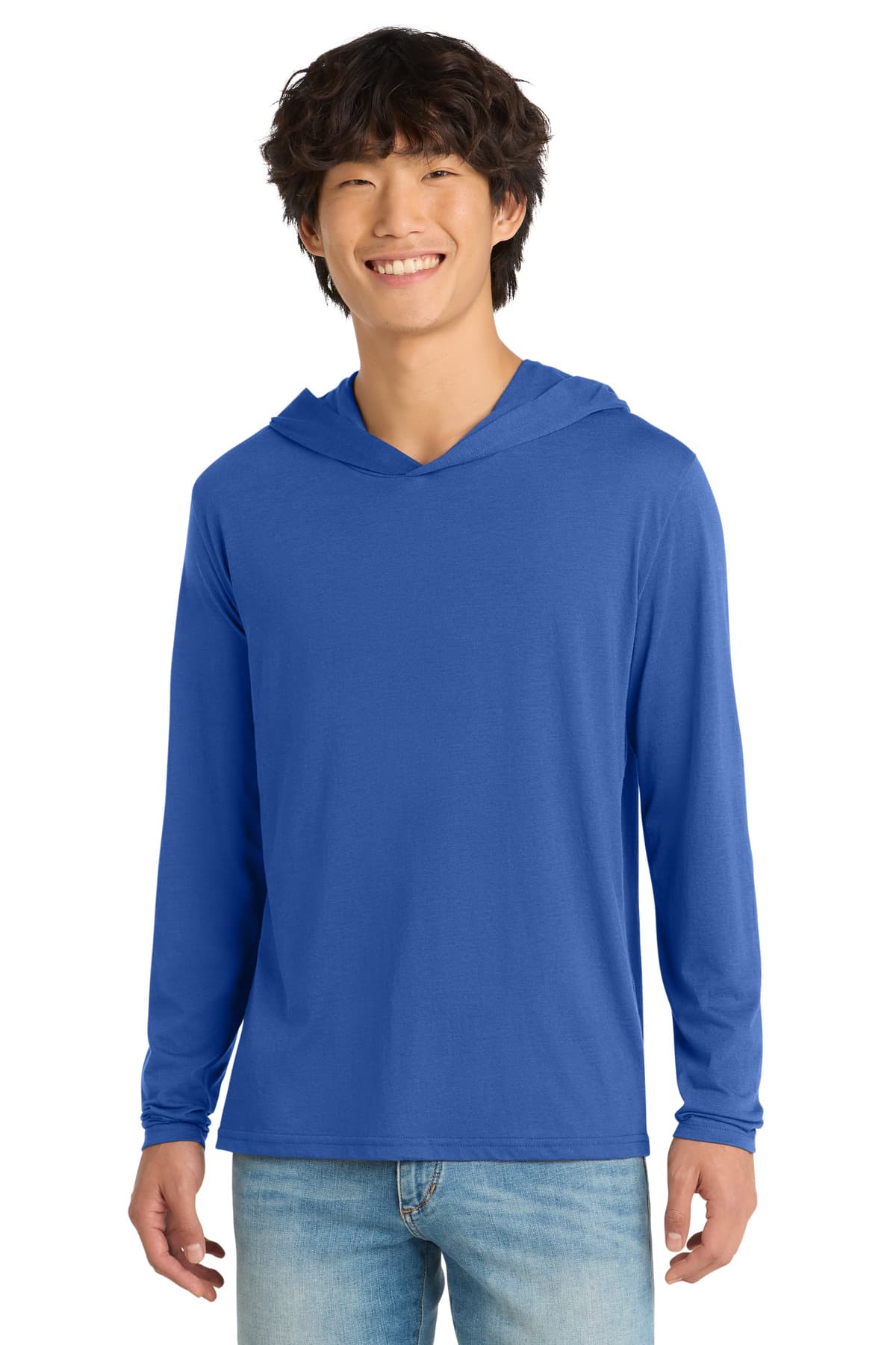 District ® Perfect Tri ® Long Sleeve Hoodie. DM139 thumbnail 4
