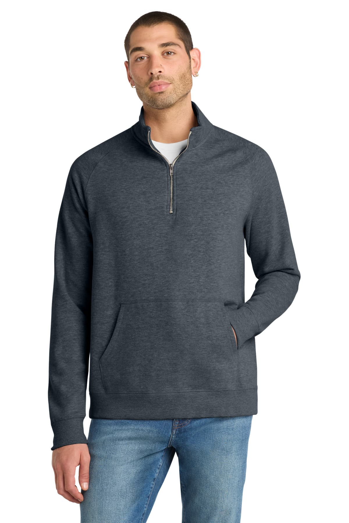 District ® Lightweight Fleece 1/4-Zip. DM392 thumbnail 4