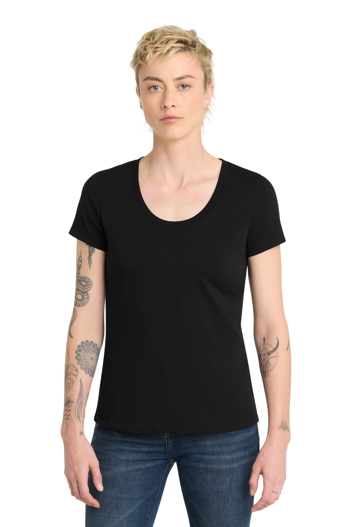 District ® Women's Flex Scoop Neck Tee DT7501 thumbnail 2
