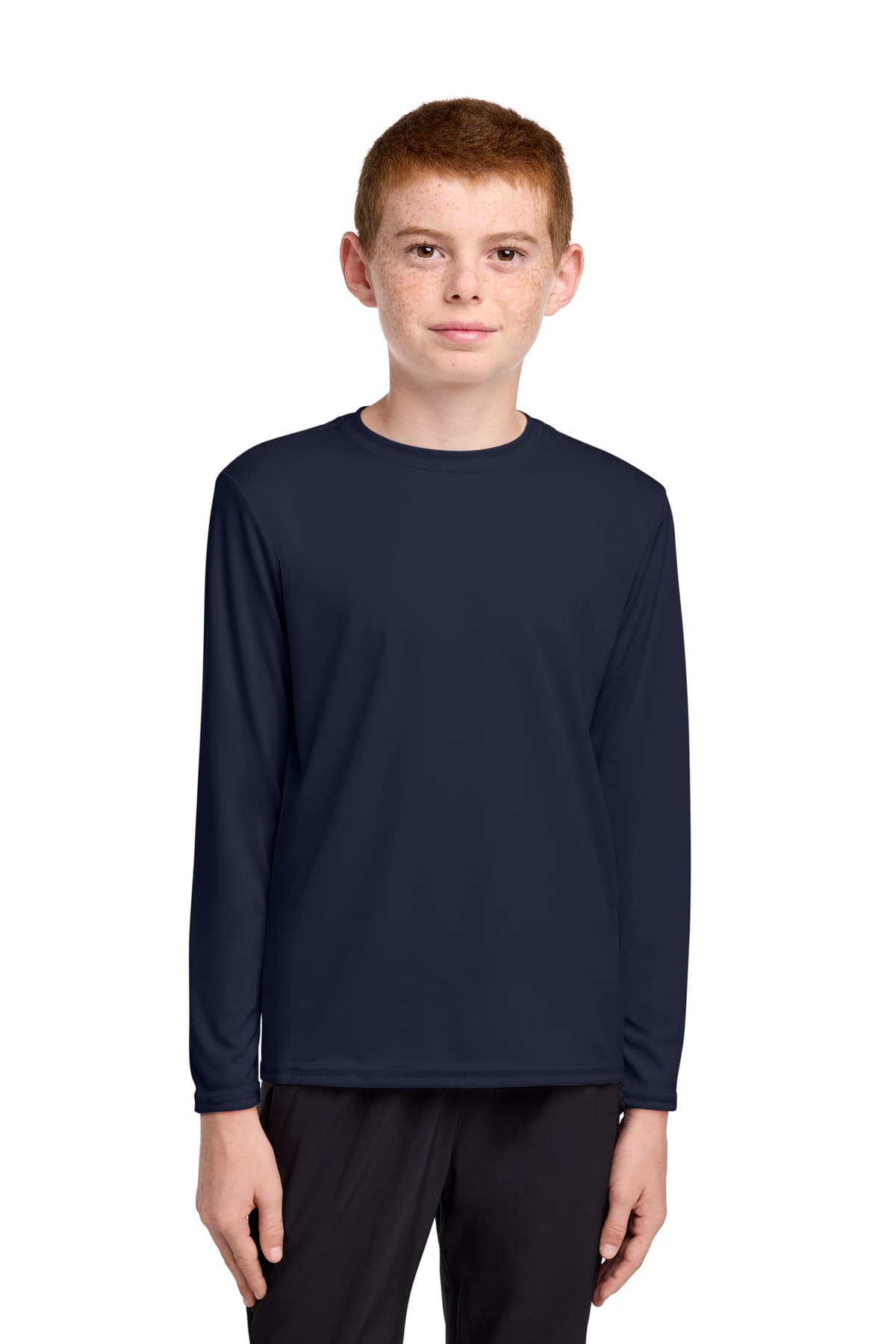 Port & Co  Youth Long Sleeve Performance Tee PC380YLS thumbnail 4