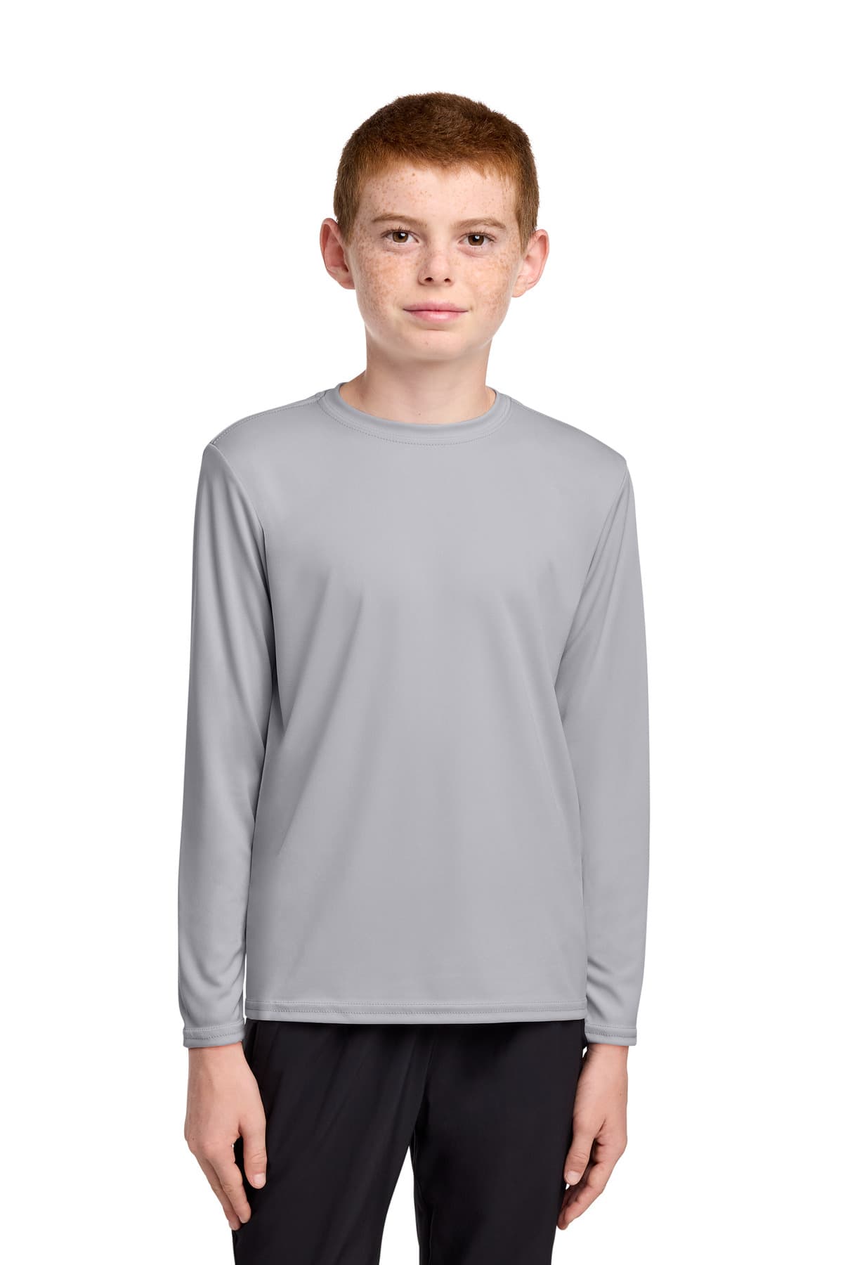 Port & Co  Youth Long Sleeve Performance Tee PC380YLS thumbnail 3