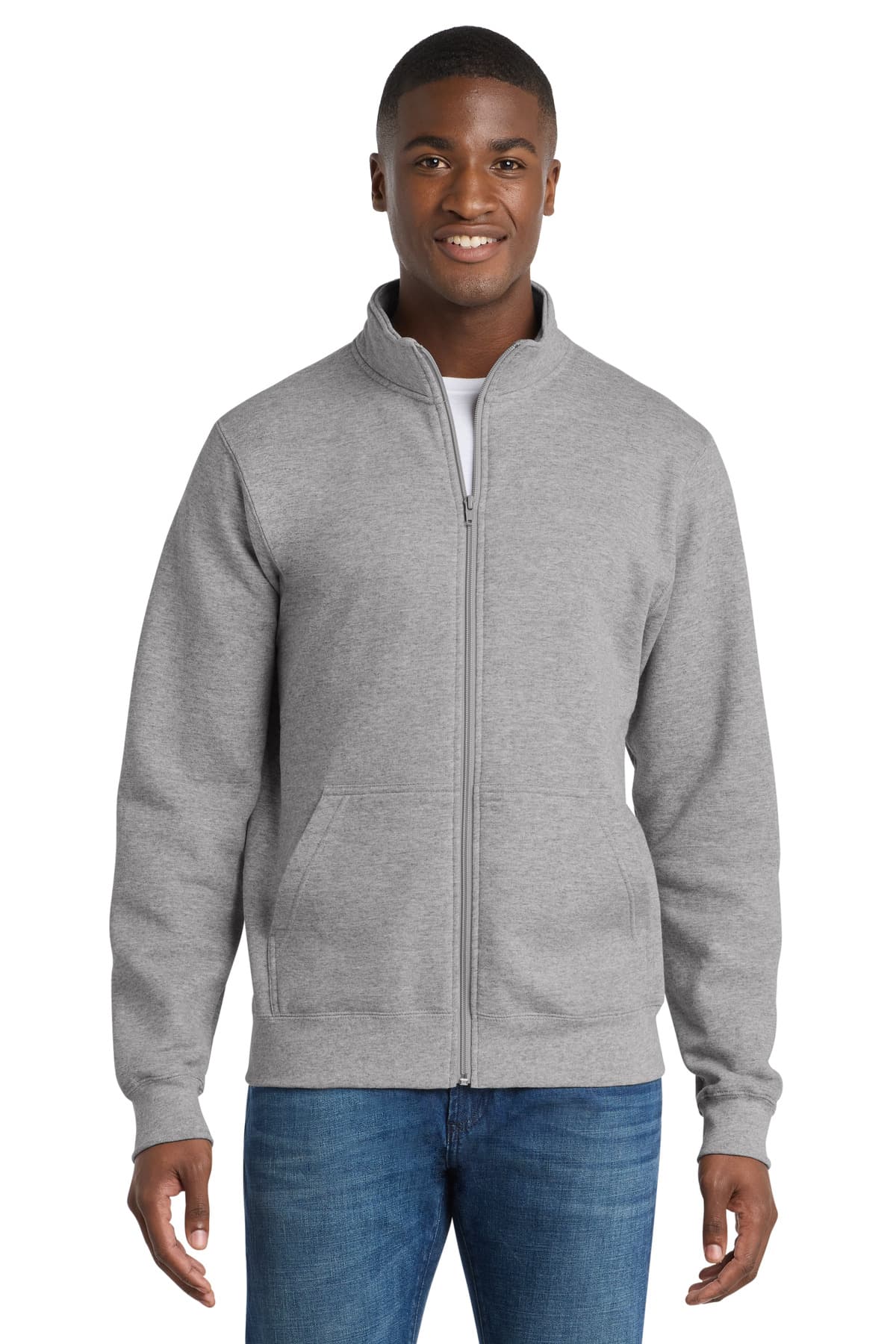 Port & Co  Core Fleece Cadet Full-Zip Sweatshirt PC78FZ thumbnail 2