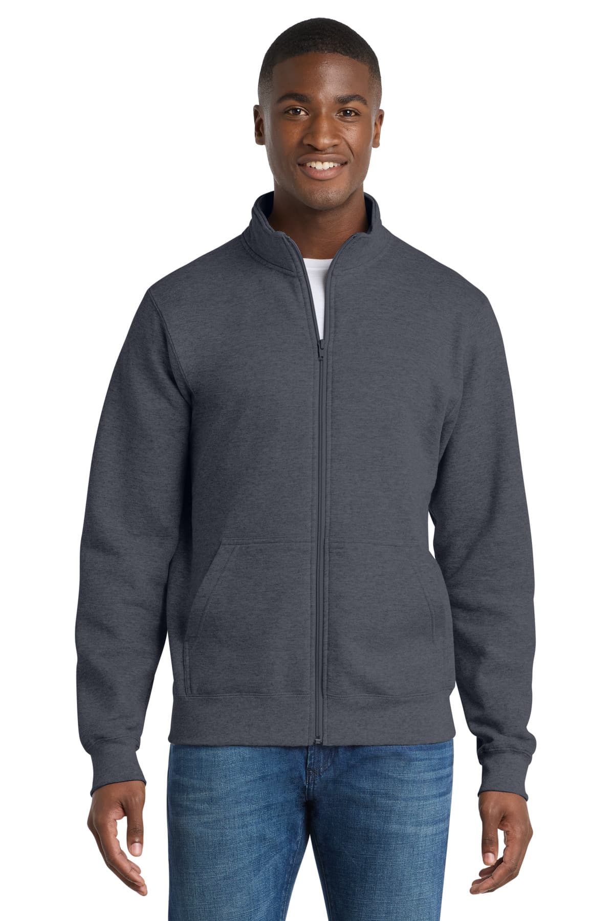 Port & Co  Core Fleece Cadet Full-Zip Sweatshirt PC78FZ thumbnail 5