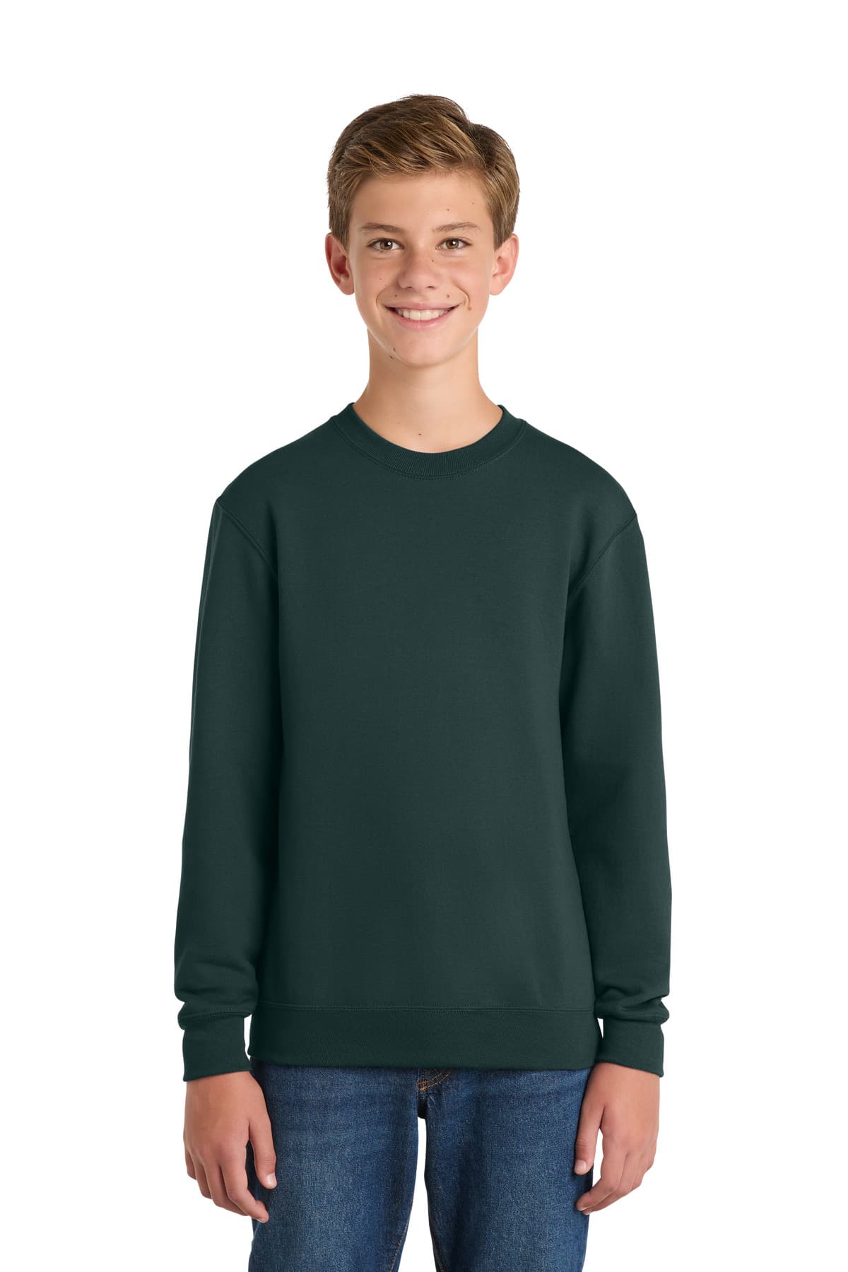 Port & Co  Youth Core Fleece Crewneck Sweatshirt. PC90Y thumbnail 5