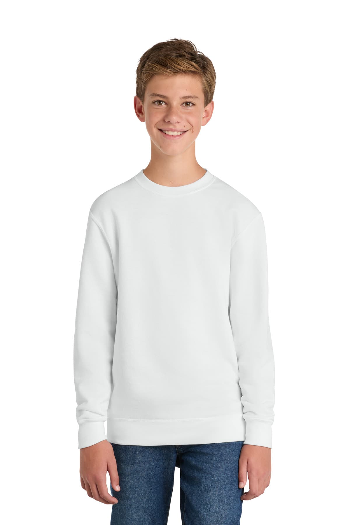 Port & Co  Youth Core Fleece Crewneck Sweatshirt. PC90Y thumbnail 2